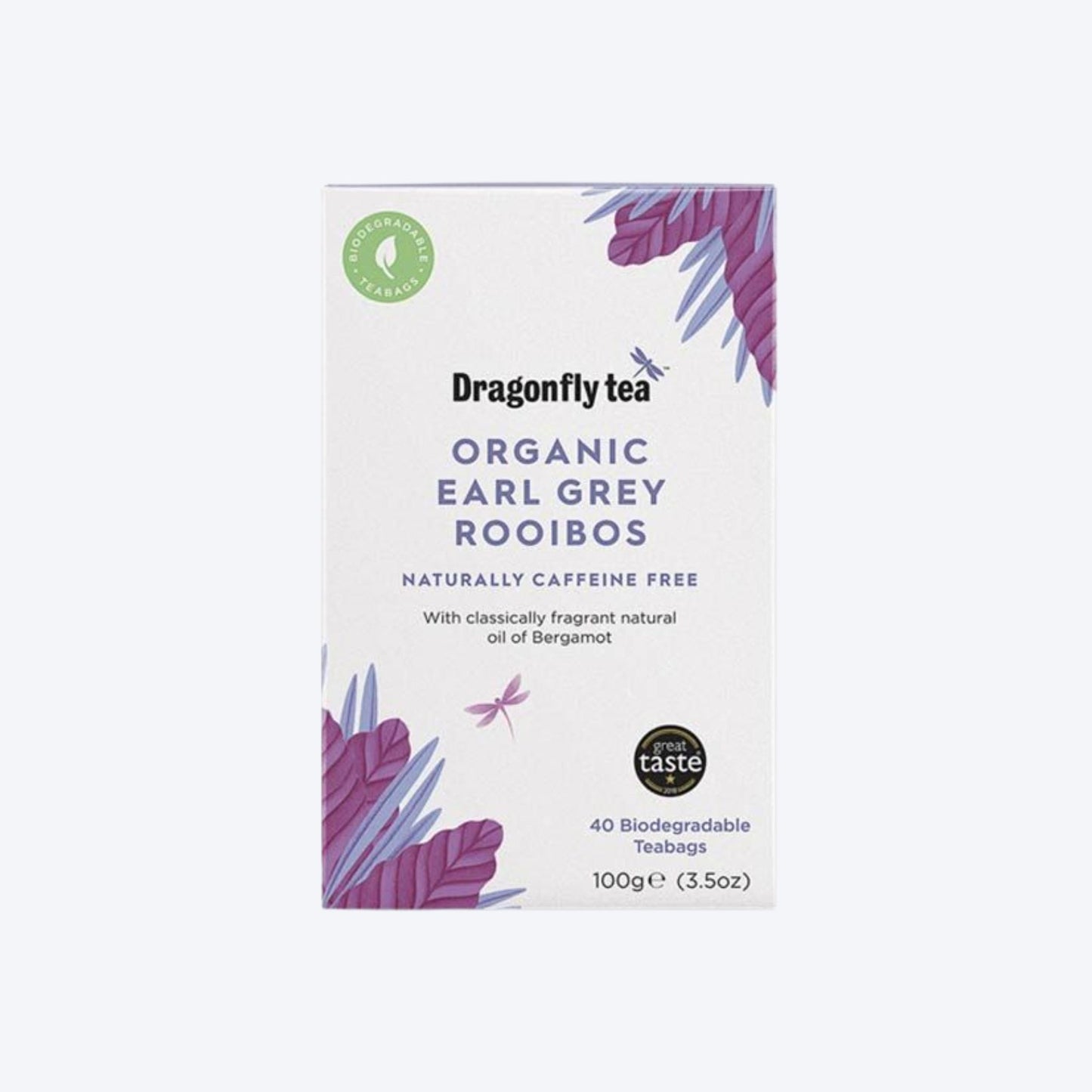 Dragonfly Organic Earl Grey Rooibos Tea