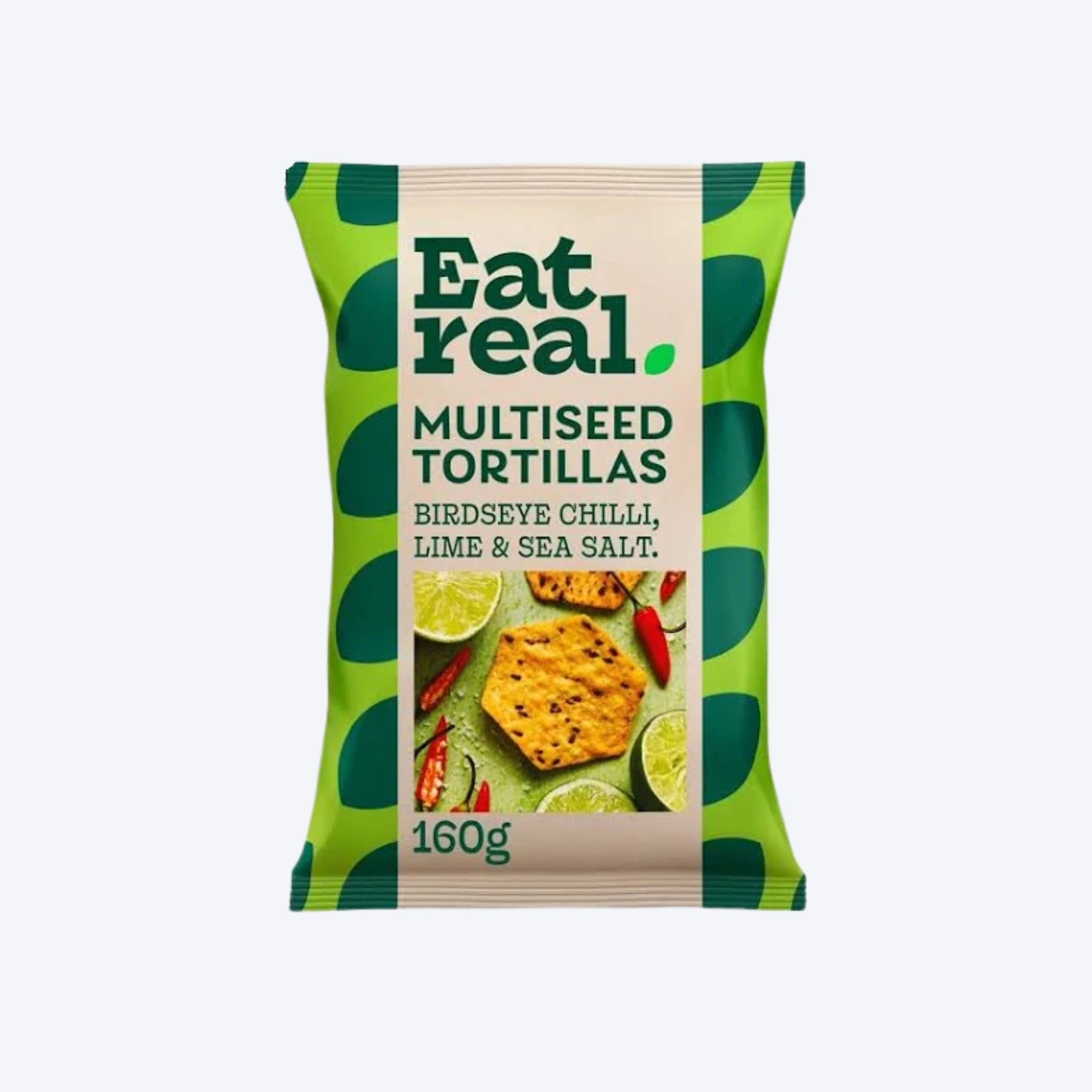 Eat Real Multiseed Tortillas Birdseye Chilli, Lime and Salt