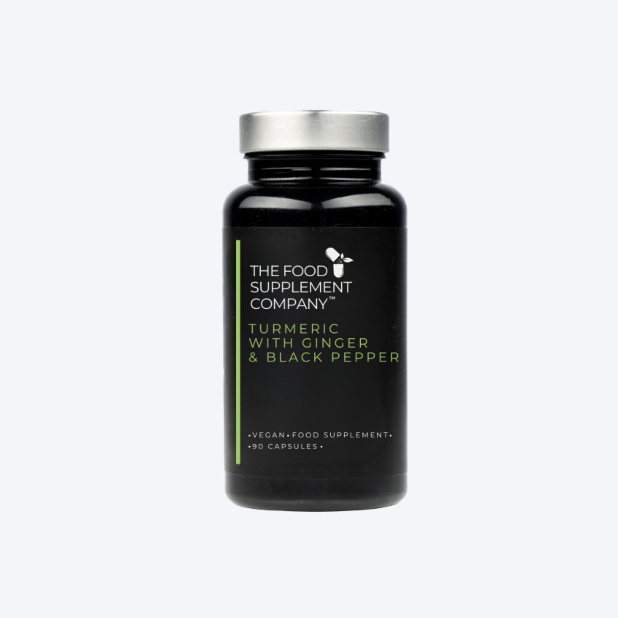 The Food Supplement Company Turmeric with Ginger & Black Pepper x90 Capsules