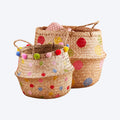 Fair Trade Straw & Seagrass Basket
