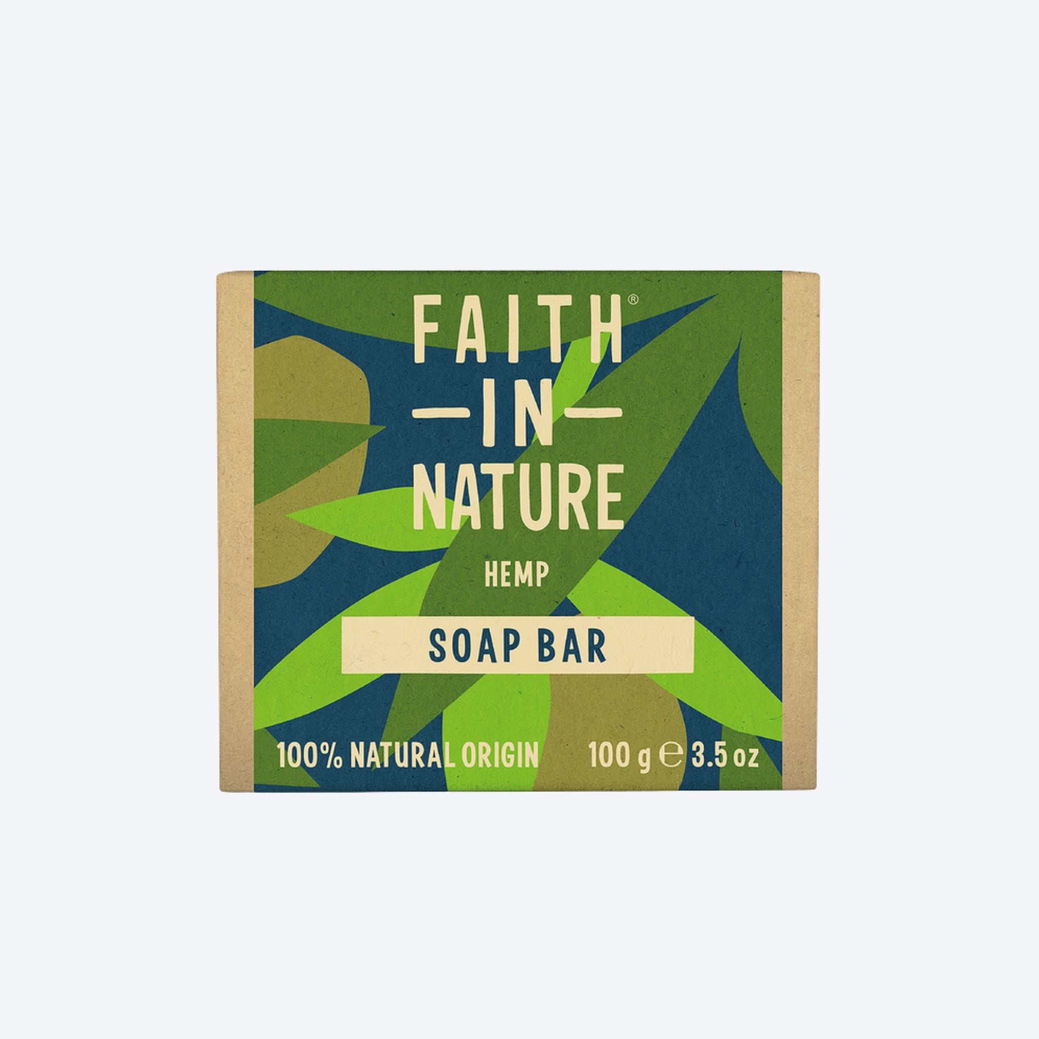 Faith In Nature Hemp Soap Bar 100g