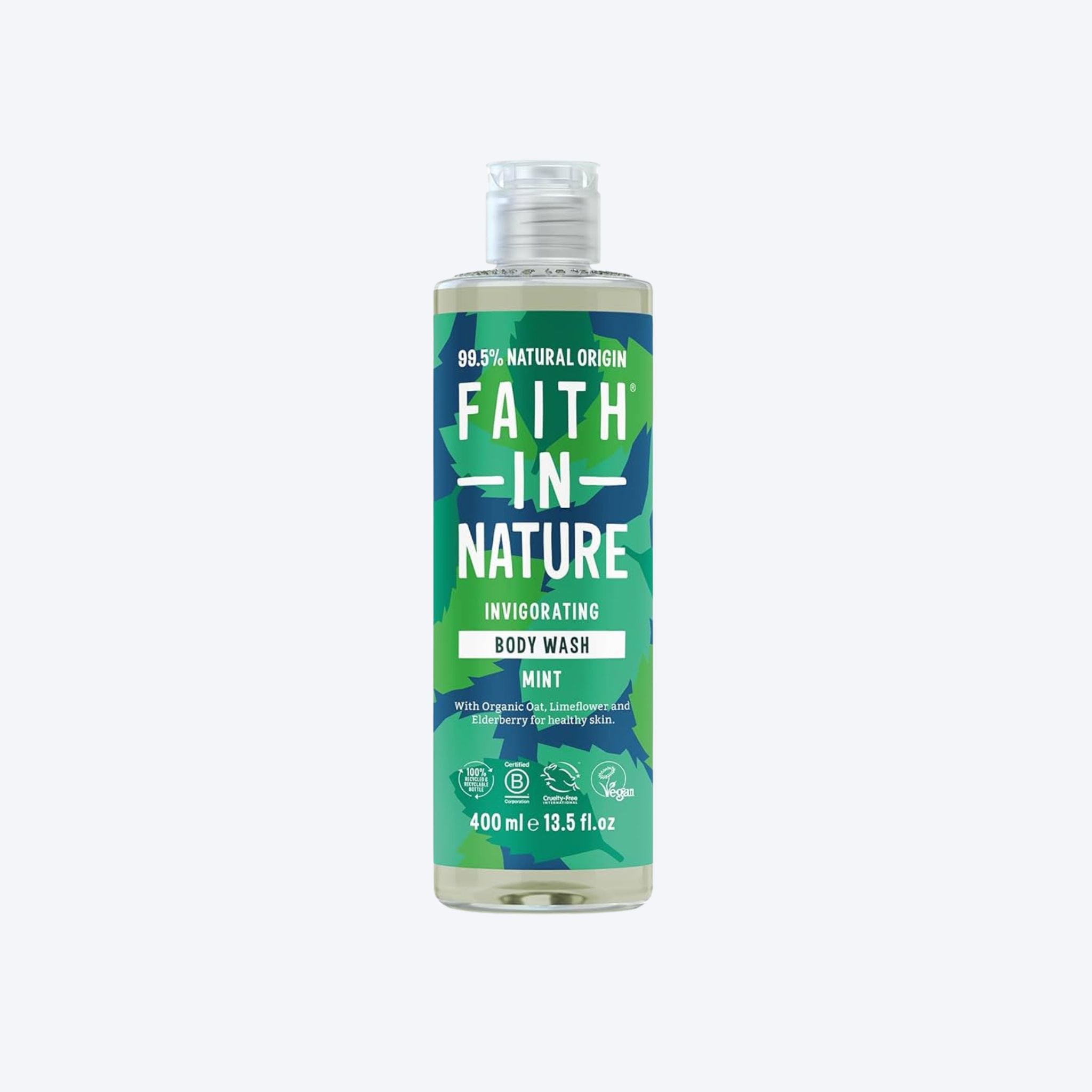 Faith In Nature Invigorating Body Wash Mint 400ml