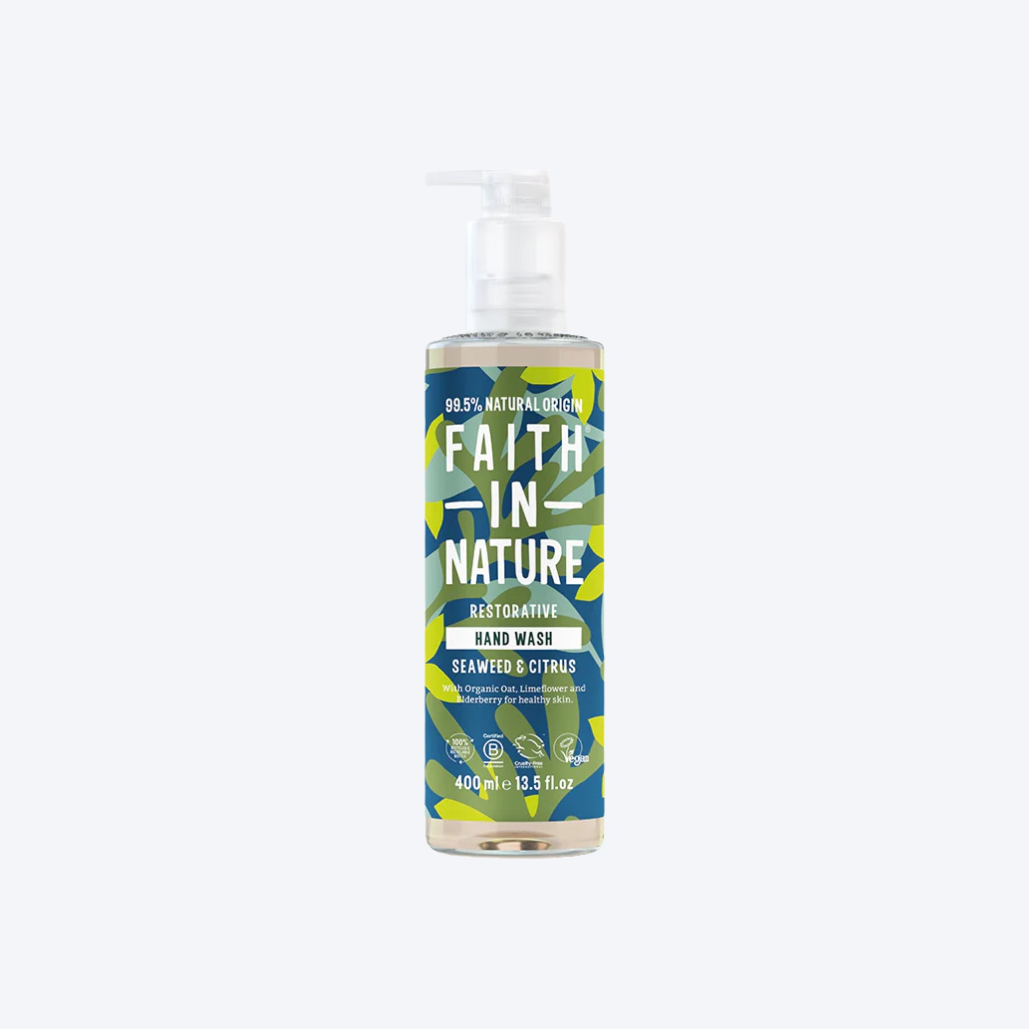 Faith In Nature Restorative Seaweed & Citrus Hand Wash 400ml