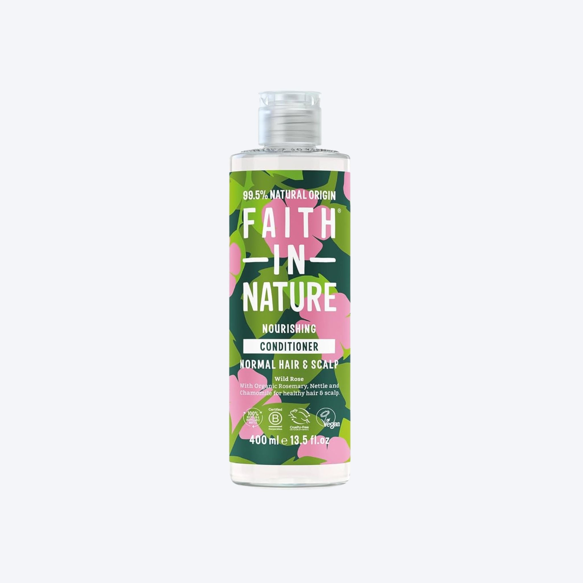 Faith In Nature Wild Rose Nourishing Conditioner For Normal Hair & Scalp 400ml