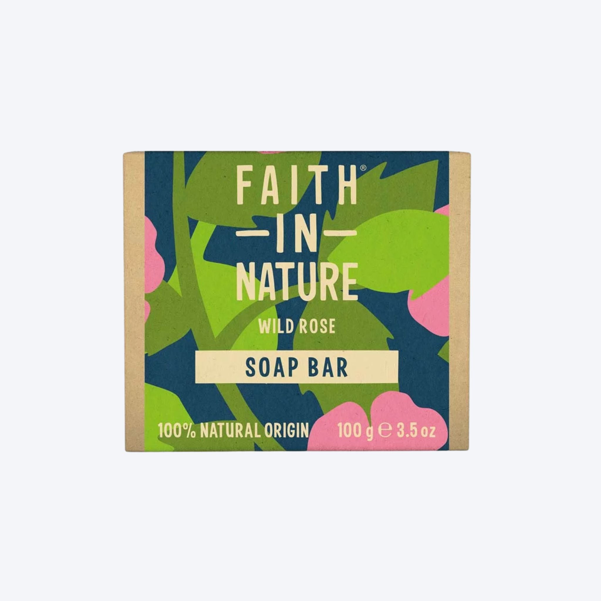 Faith In Nature Wild Rose Soap Bar 100g