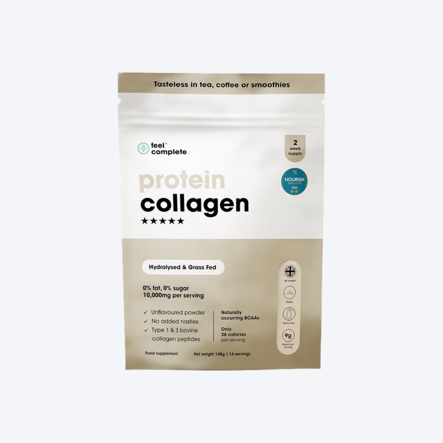 Feel Complete Bovine Collagen Protein Powder 140g