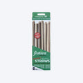 Festiva Bamboo Reusable Drinking Straws x6