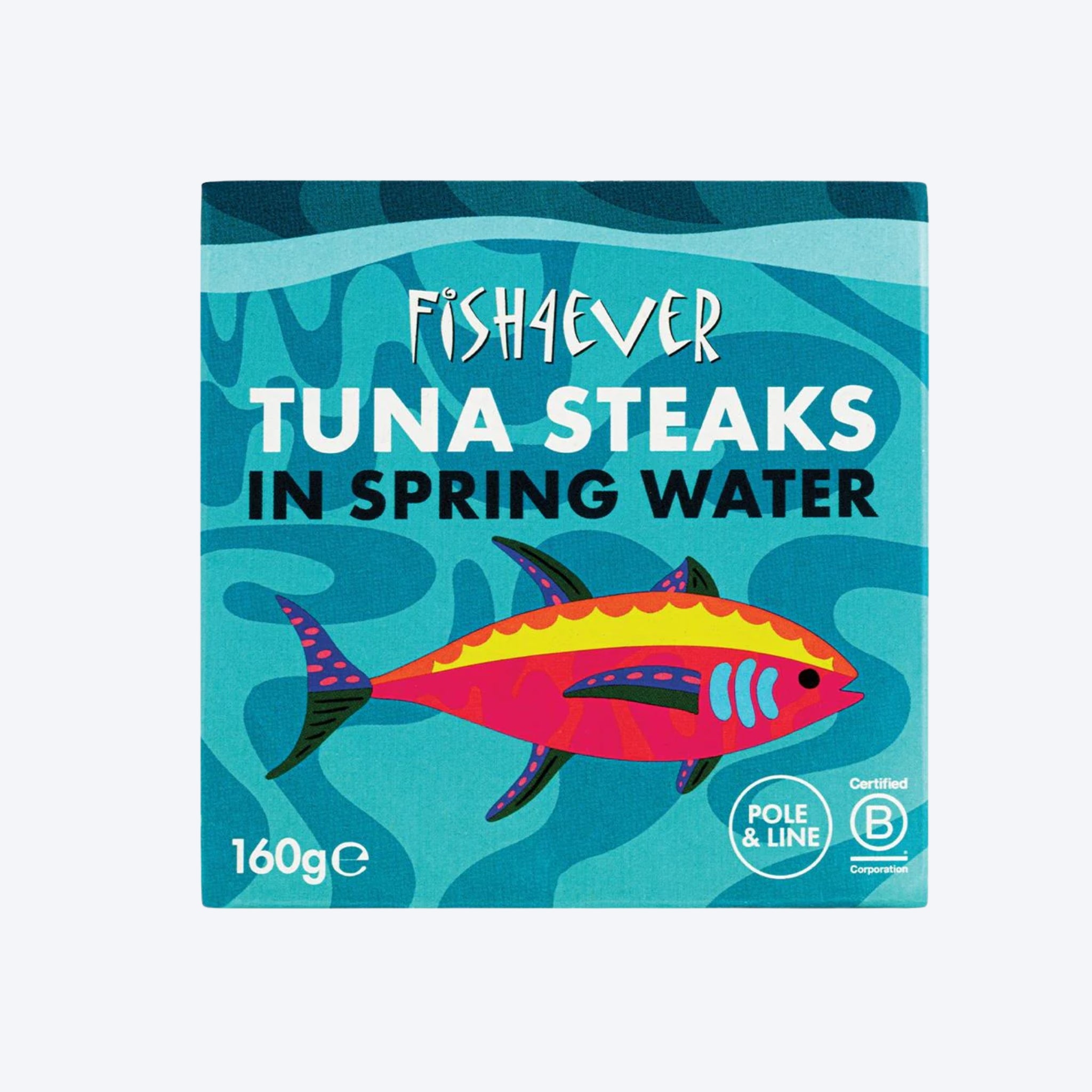 Fish4Ever Tuna Steaks In Spring Water 160g