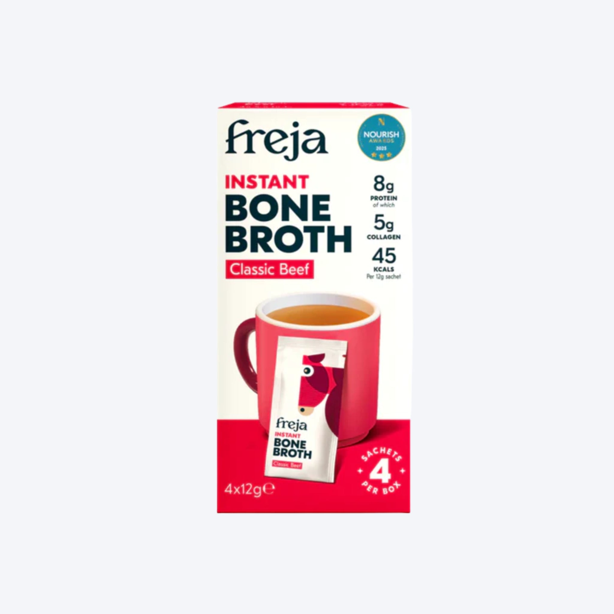 Freja Instant Classic Beef Bone Broth (4x12g)