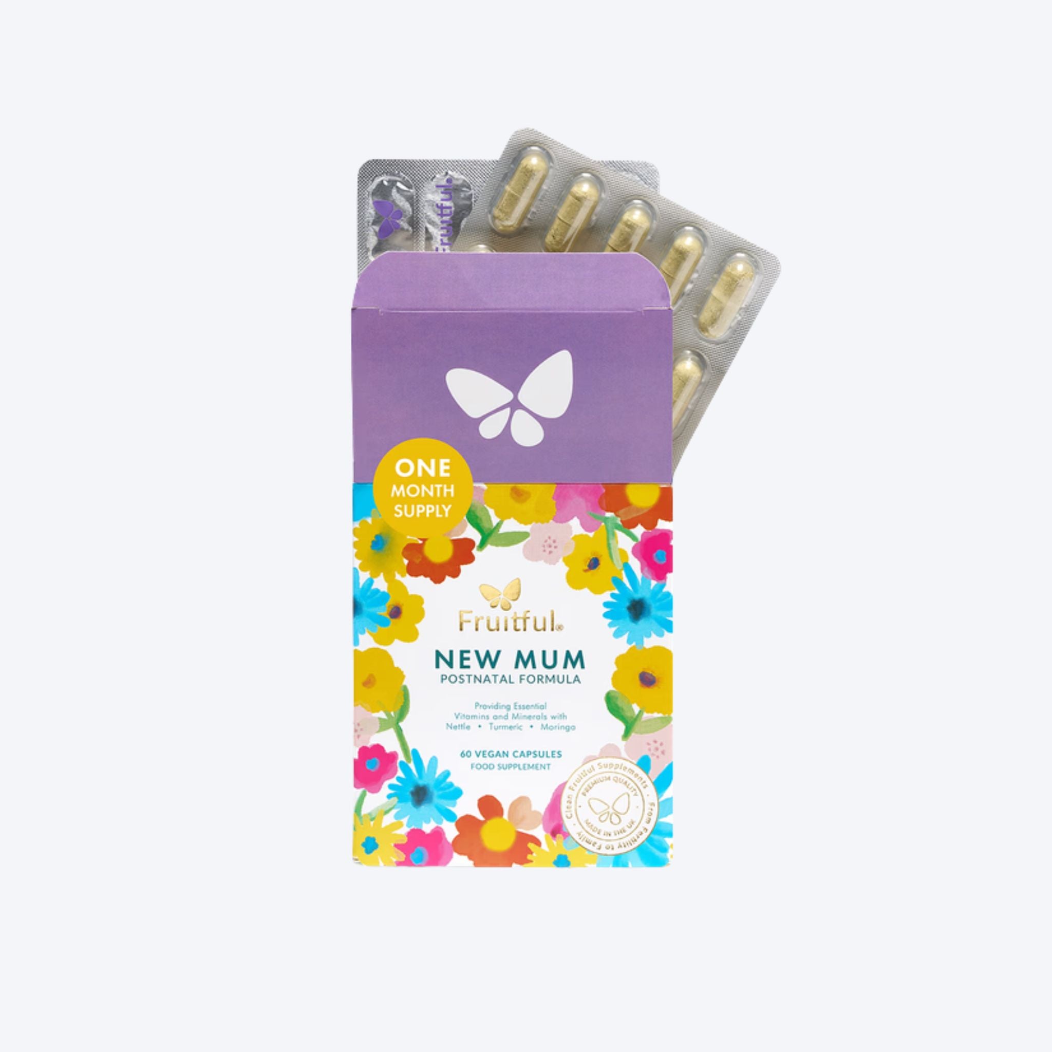 Fruitful Newborn x60 Vegan Capsules