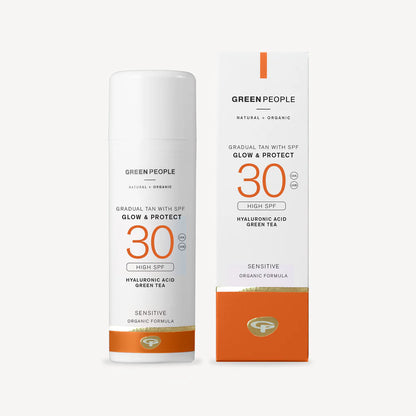 The Green People SPF 30 Sun Cream Glow & Protect