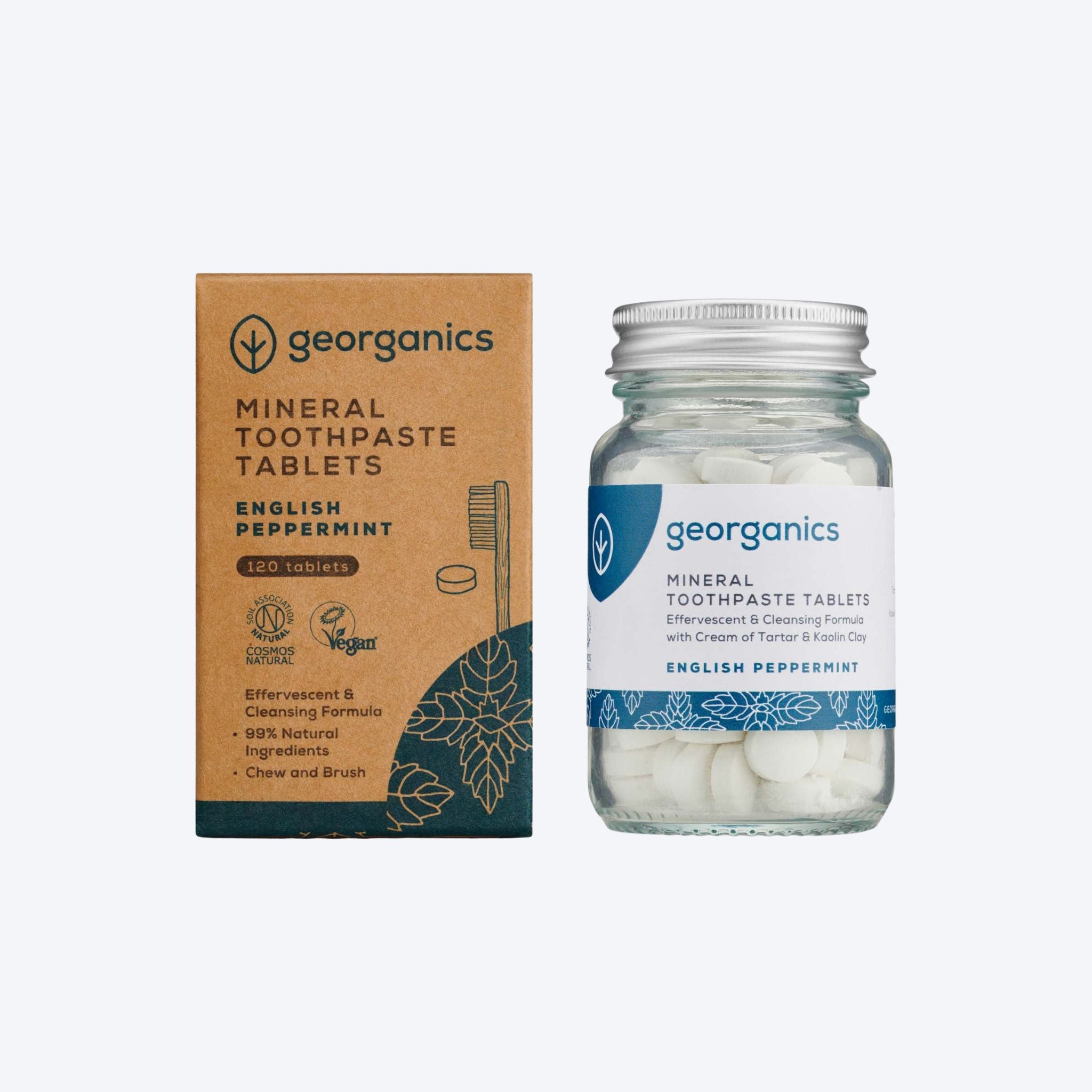 Georganics English Peppermint Toothtabs