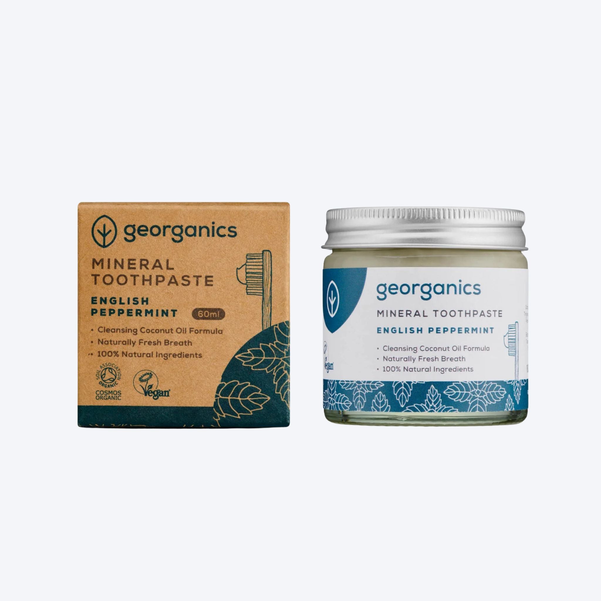 Georganics Flouride Toothpaste Peppermint 60ml