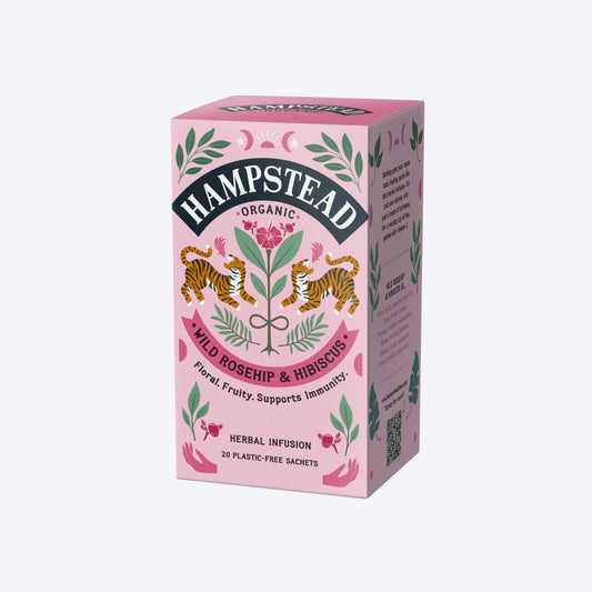 Hampstead Organic Wild Rosehip & Hibiscus Tea