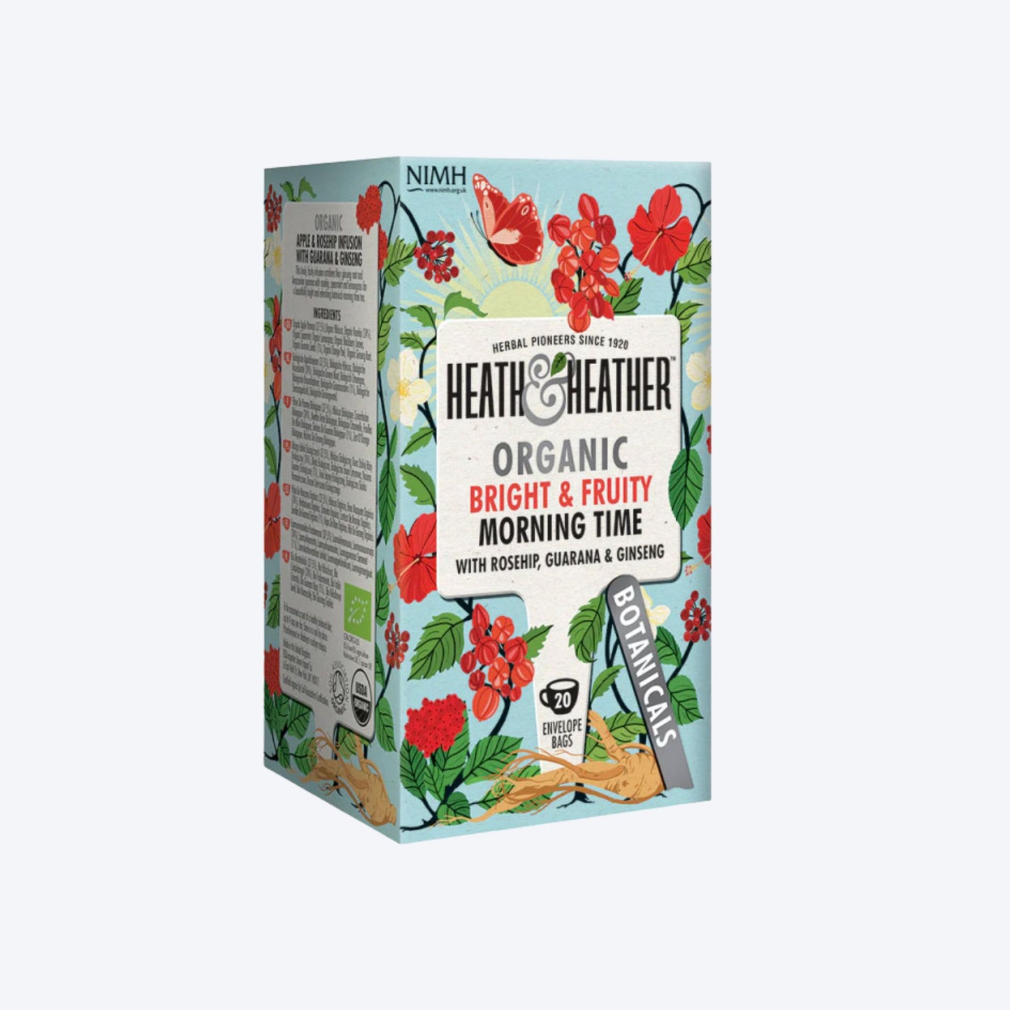 Heath & Heather Organic Bright & Fruity Morning Time Tea