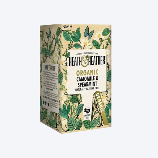 Heath & Heather Organic Camomile & Spearmint Tea