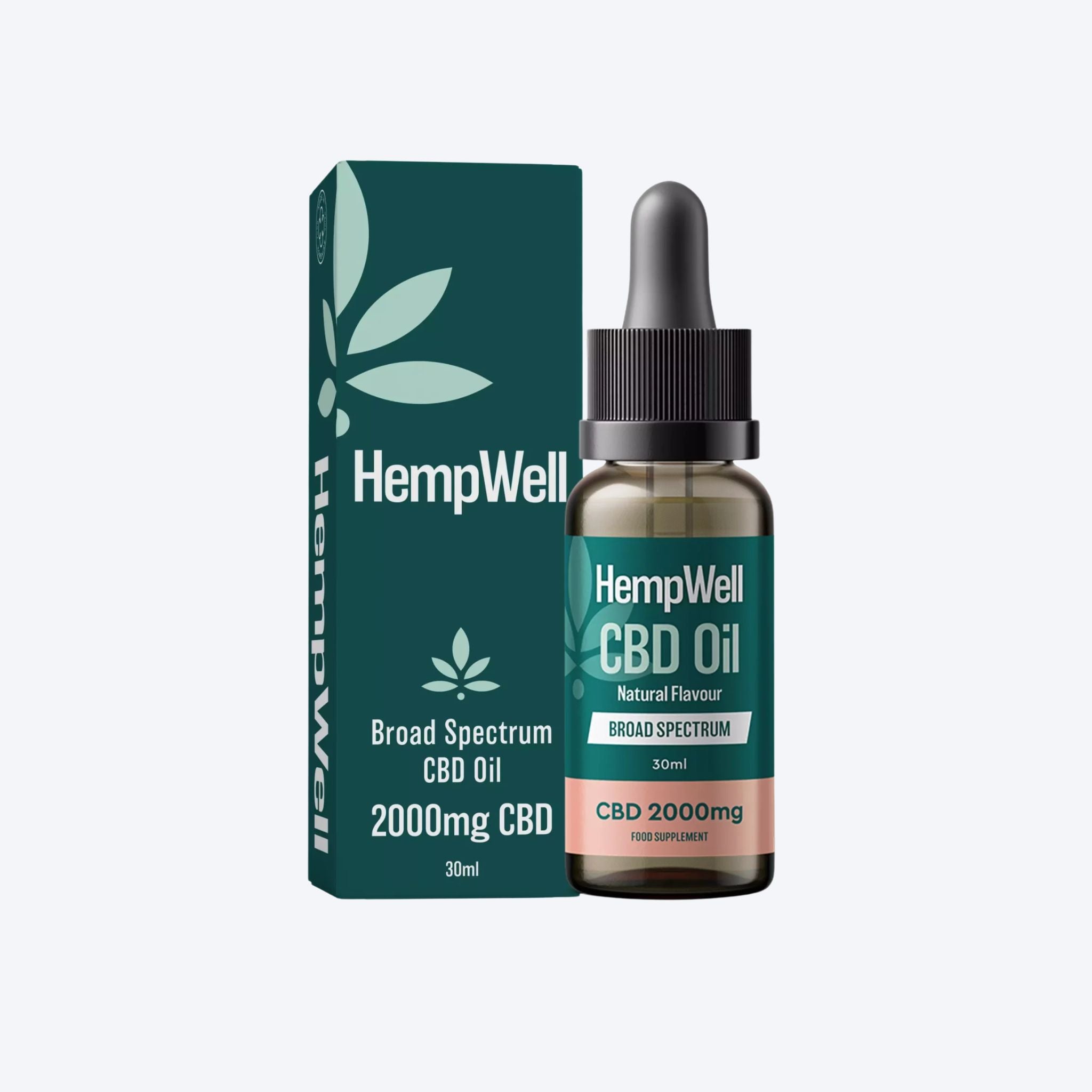 HempWell CBD Oil | 2000mg CBD | 30ml Bottle