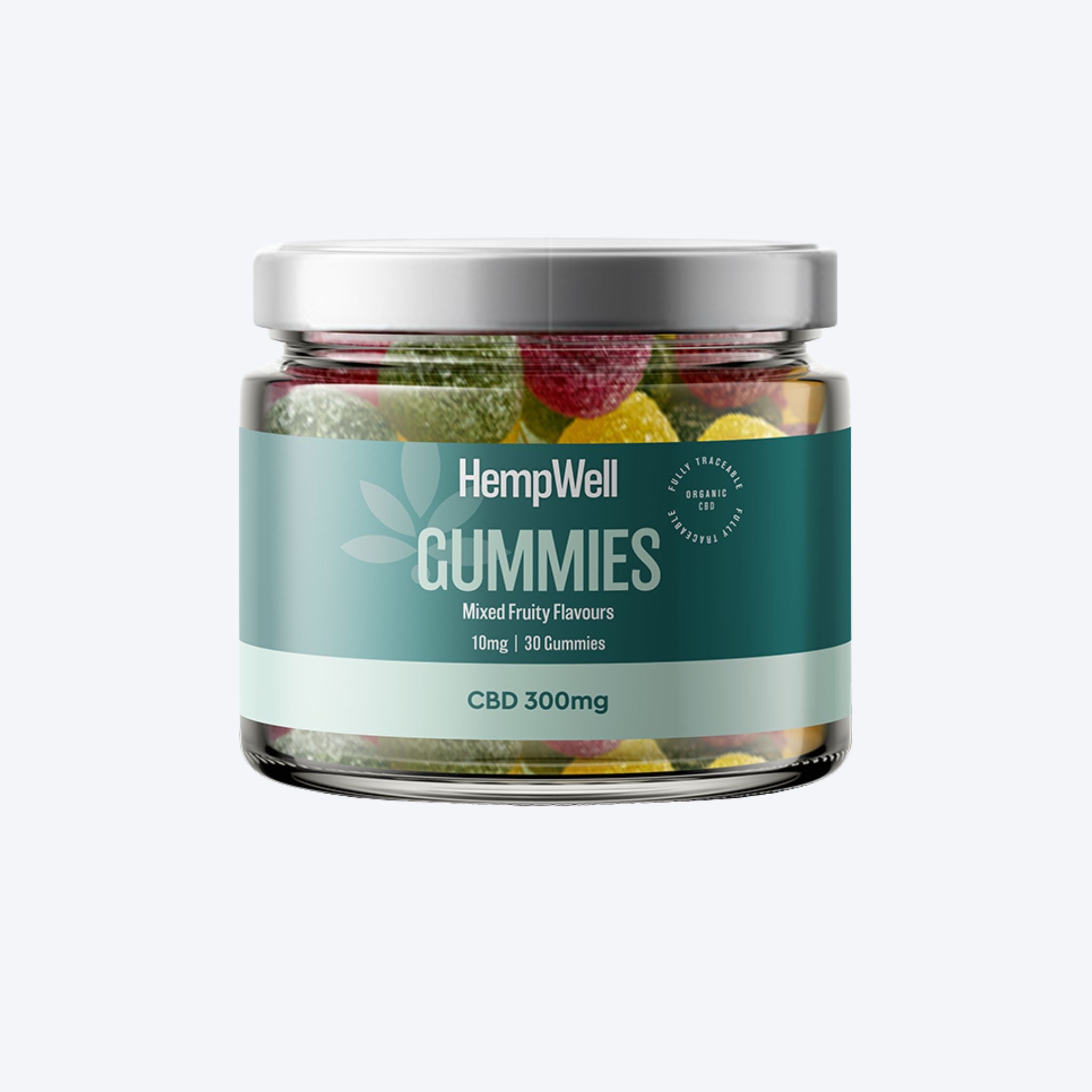 HempWell Vegan CBD Gummies | 300mg CBD | 30 pieces