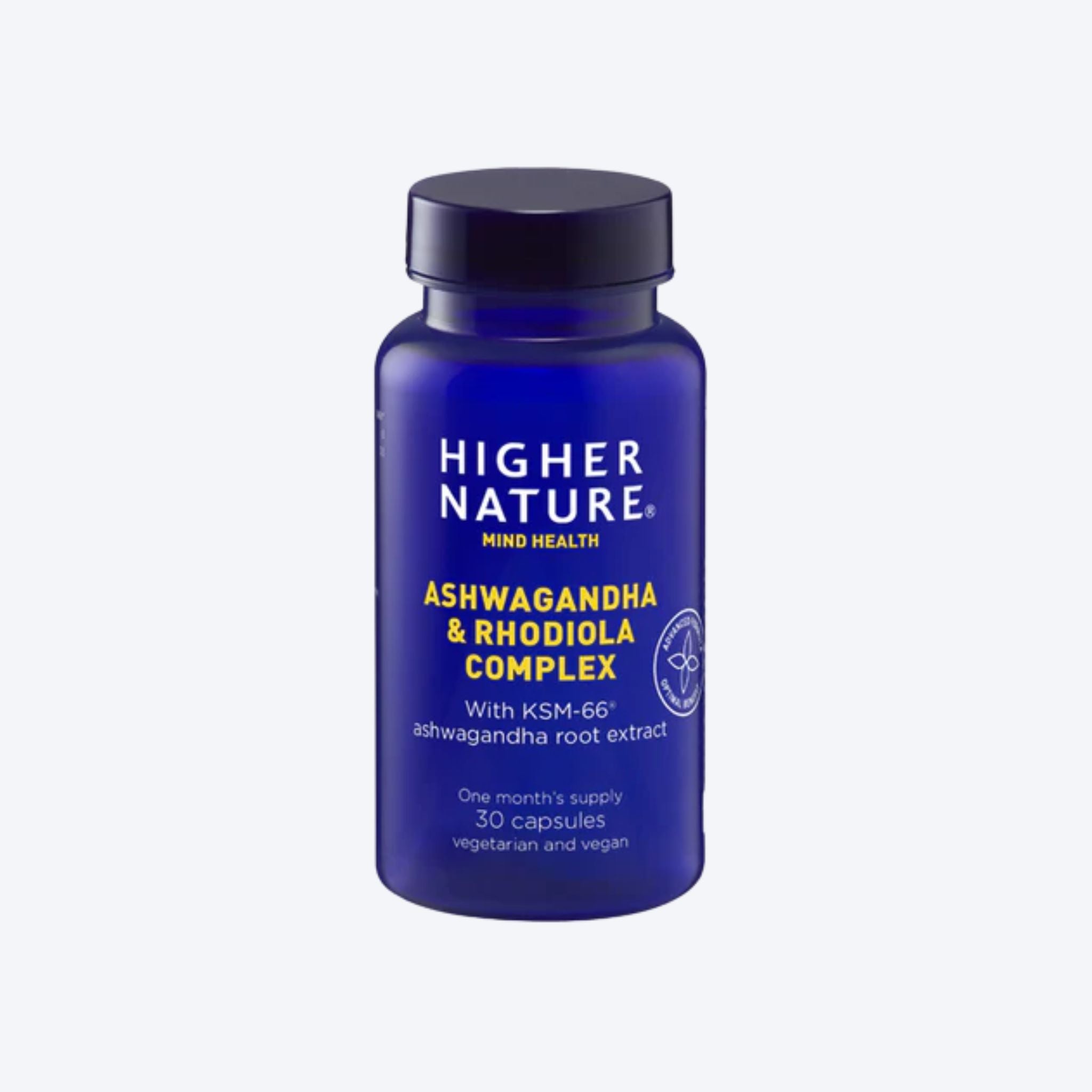 Higher Nature Ashwagandha & Rhodiola Complex x30 Capsules