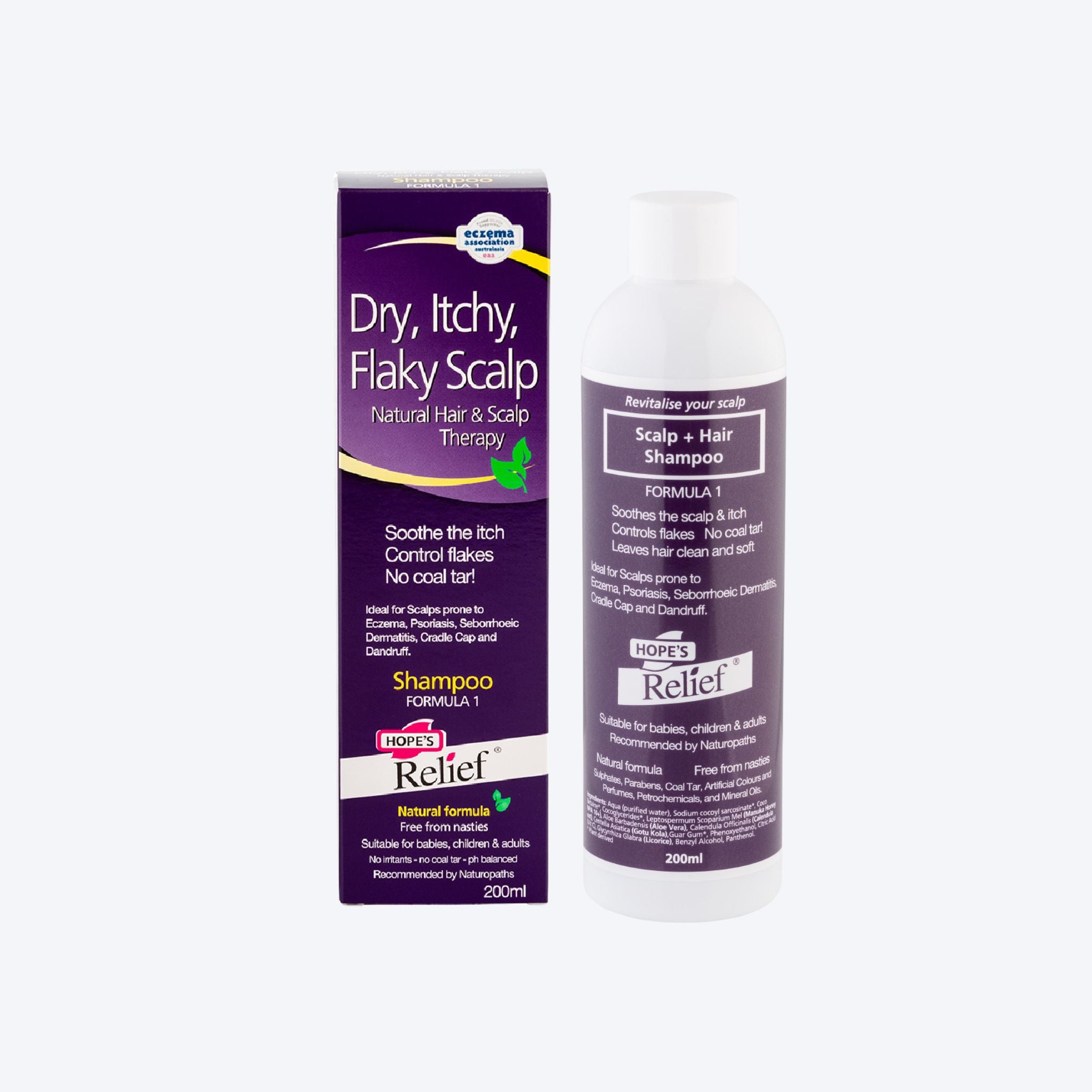 Hope's Relief Dry, Itchy, Flaky Scalp Soothing Shampoo Formula 1 200ml