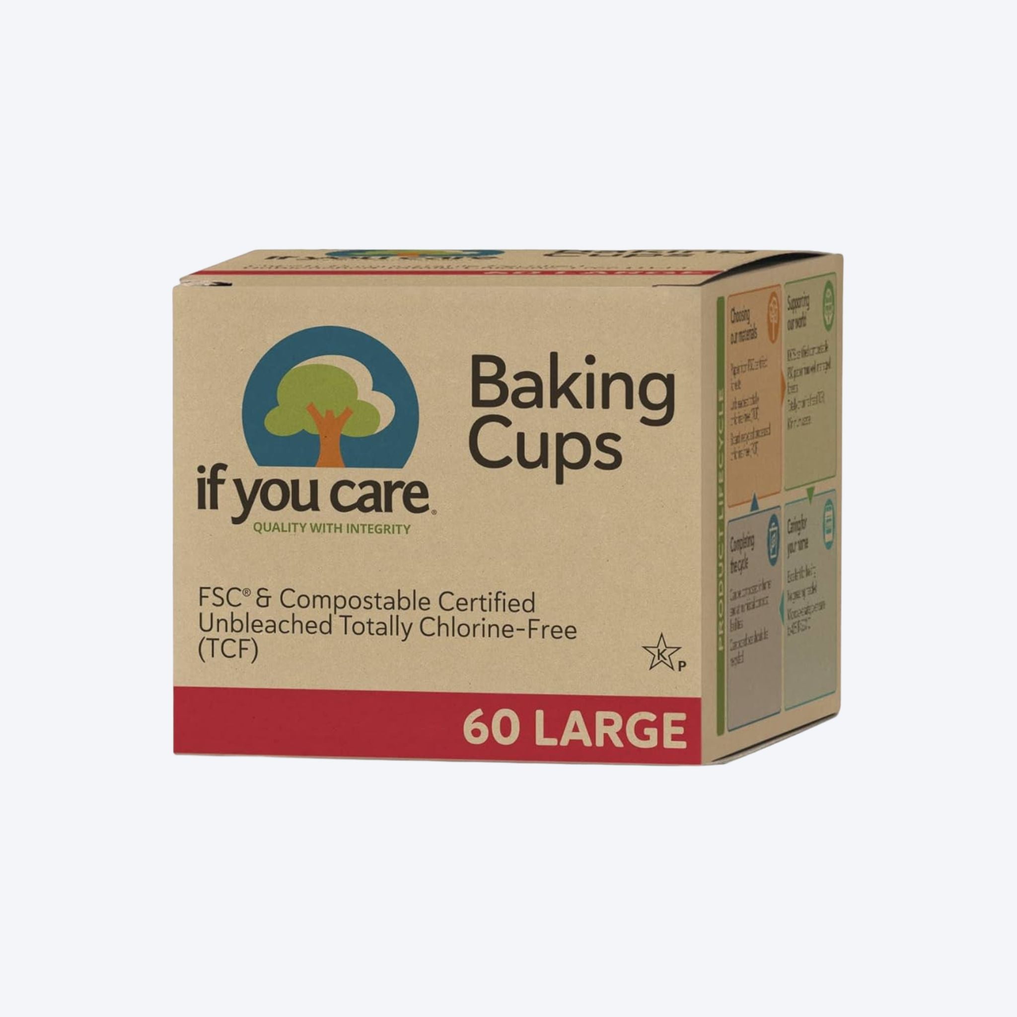 If You Care Large Baking Cups x60