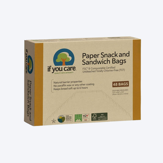 If You Care Paper Snack & Sandwich Bags 48x