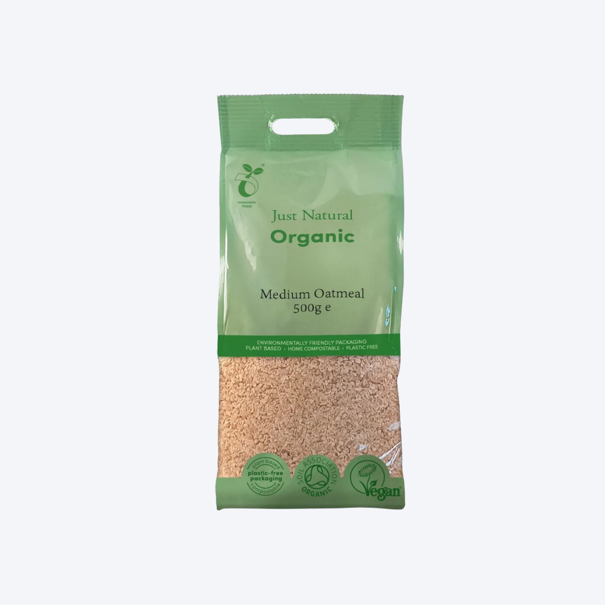 Just Natural Organic Medium Oatmeal 500g