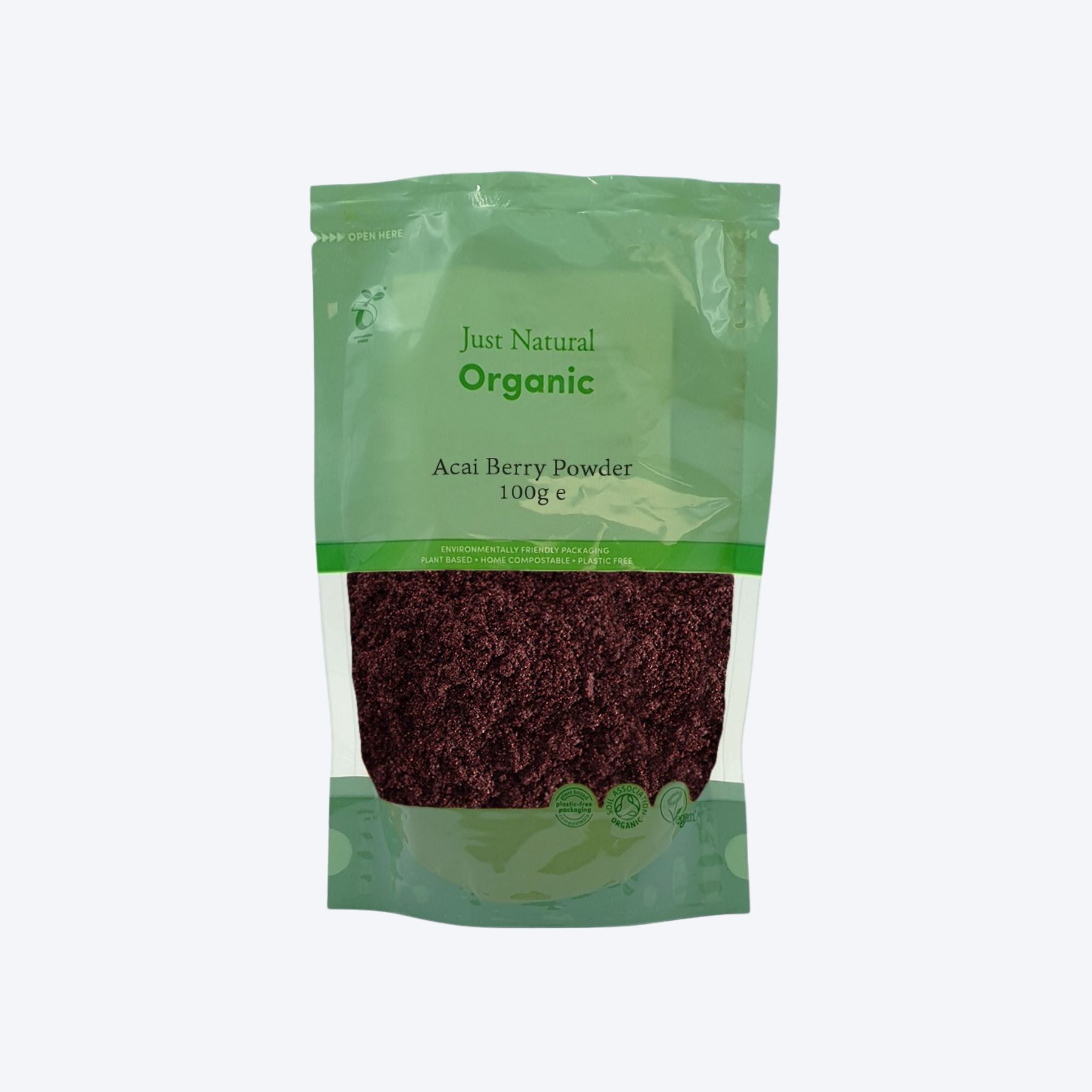 Just Natural Organic Raw Acai Berry Powder 100g