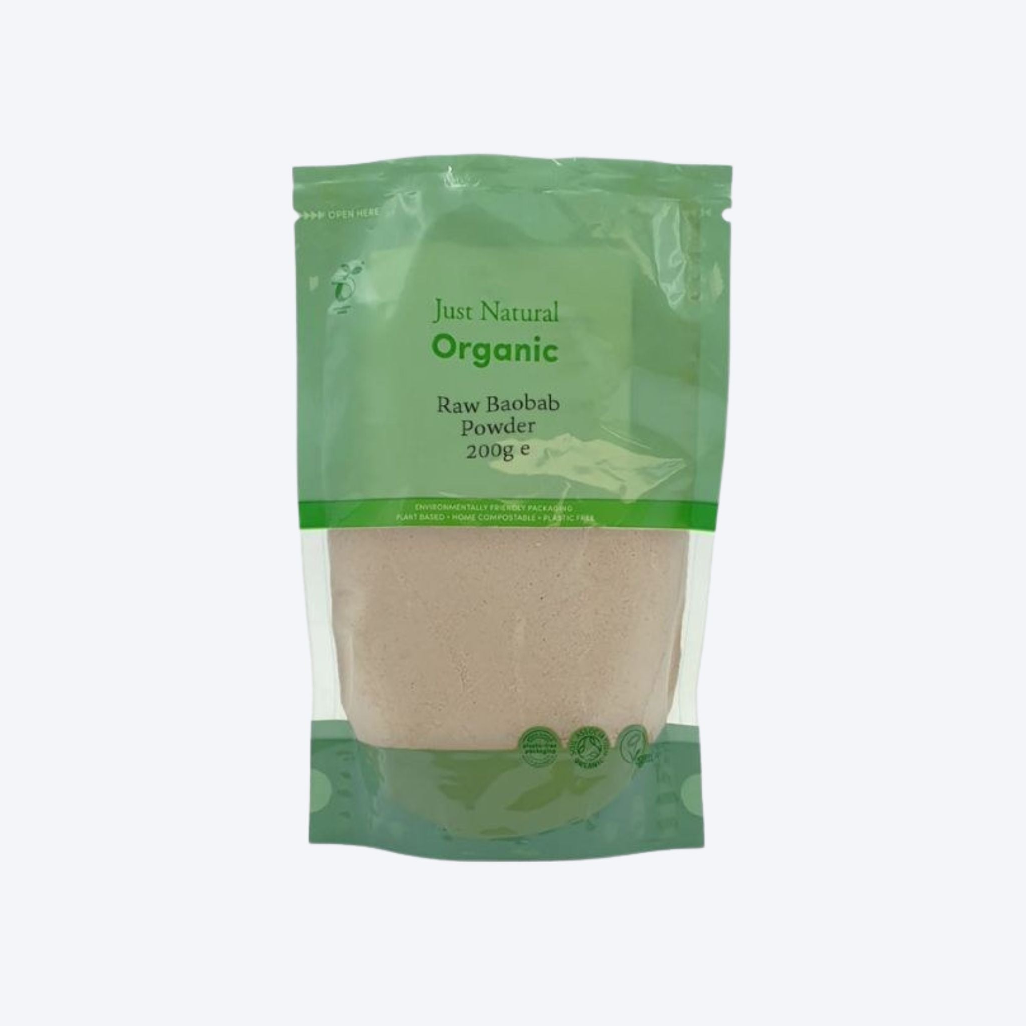 Just Natural Organic Raw Baobab 200g