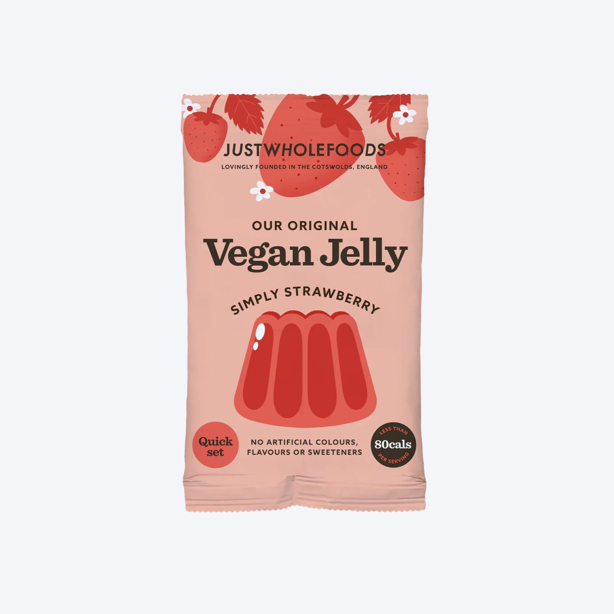 Just Whole Foods Vegan Strawberry Jelly 85g