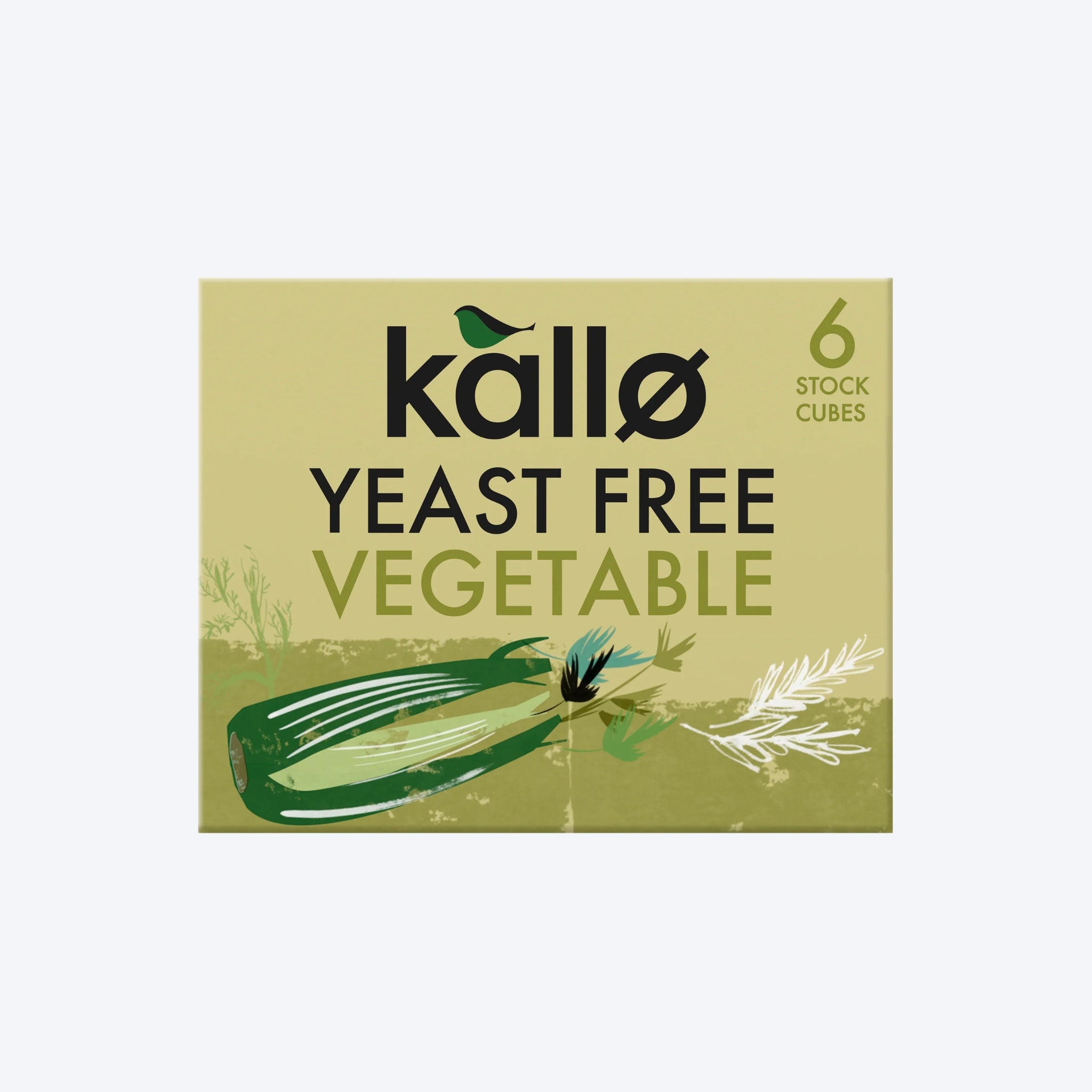 Kallo Yeast Free Vegetable x6 Stock Cubes