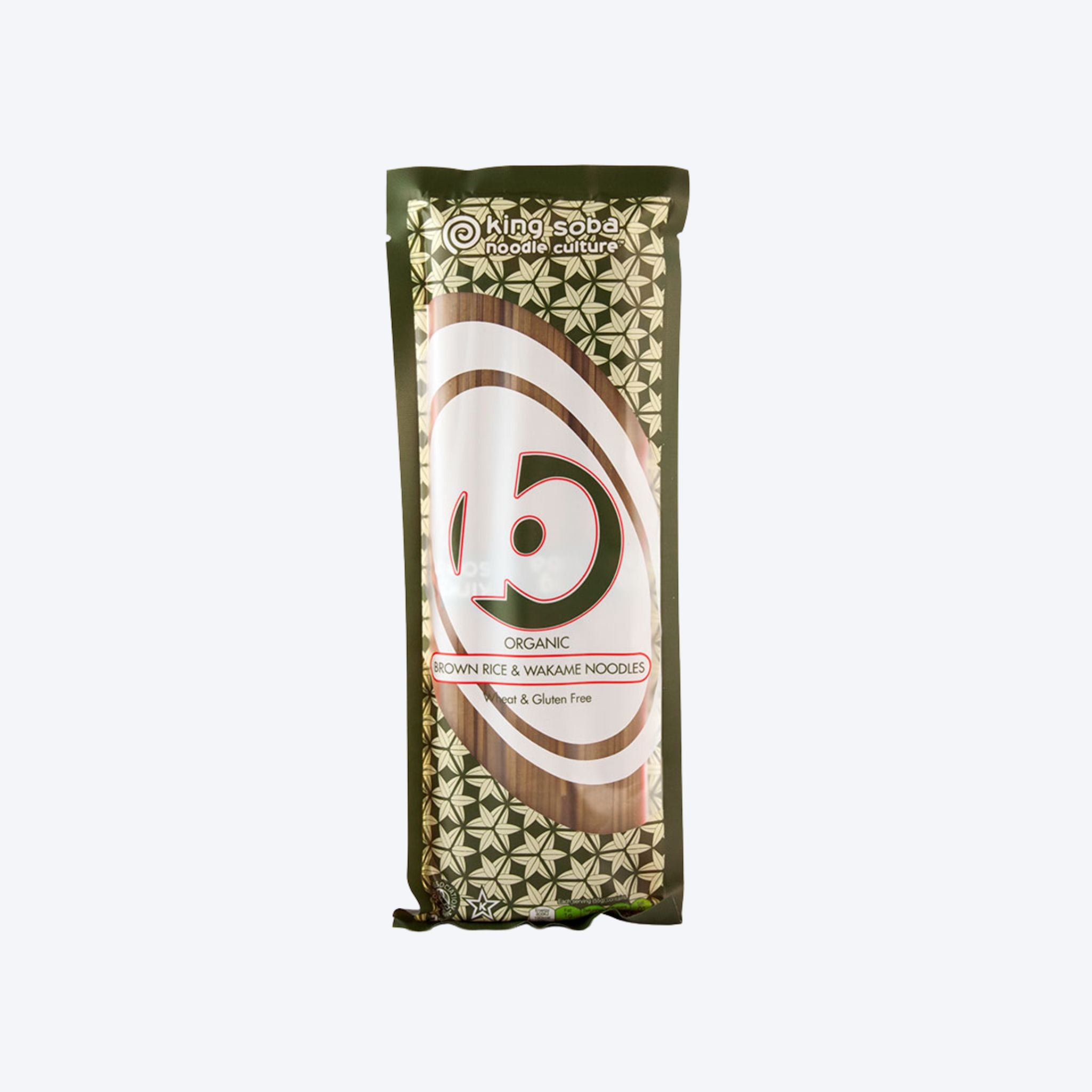 King Soba Organic Wakame Brown Rice Noodles 250g