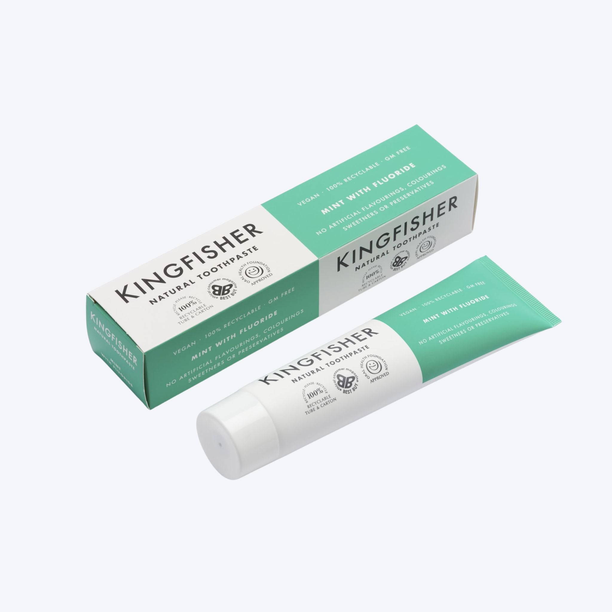 Kingfisher Flouride Mint with Flouride Toothpaste