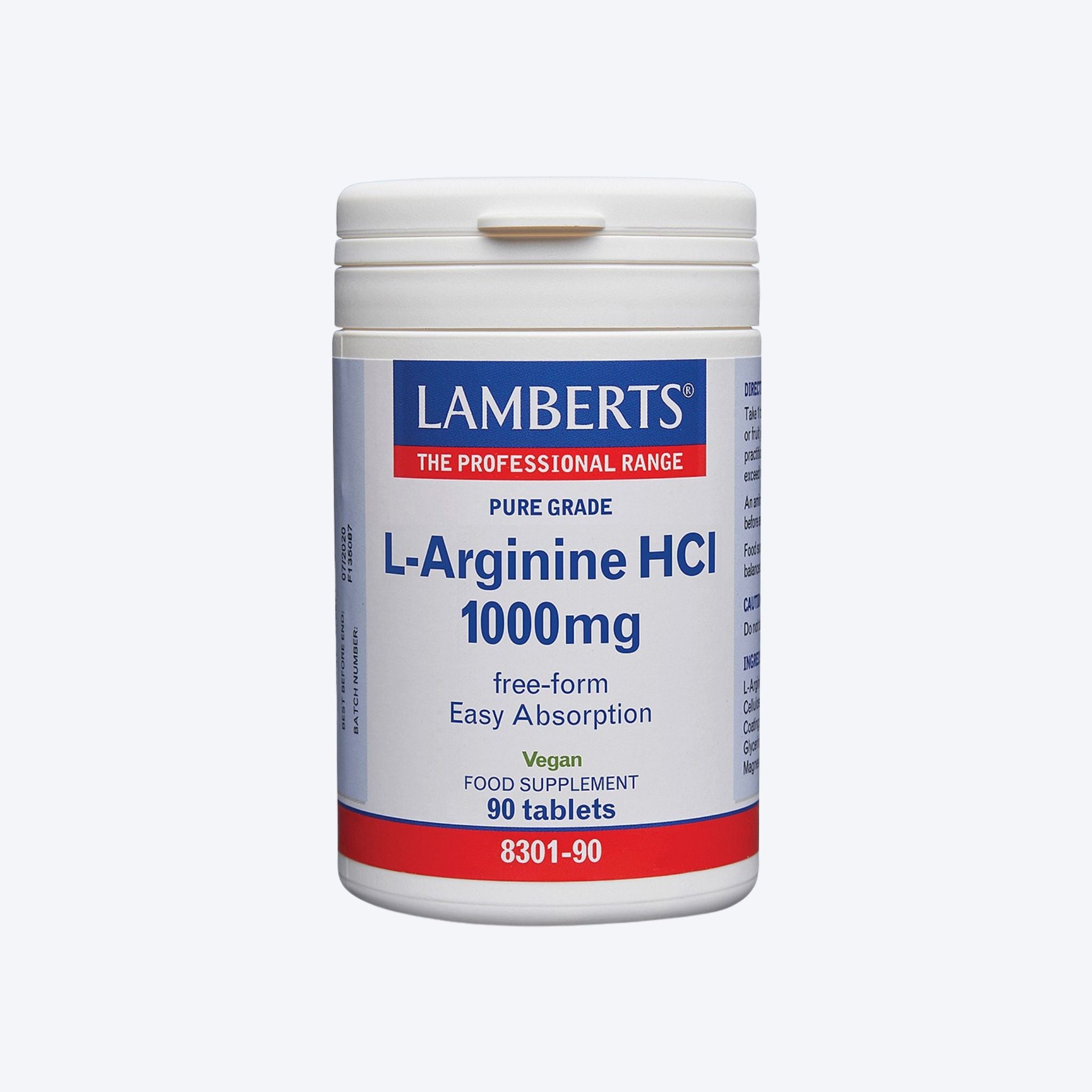 Lamberts L-Argenine 1000mg   90 Caps