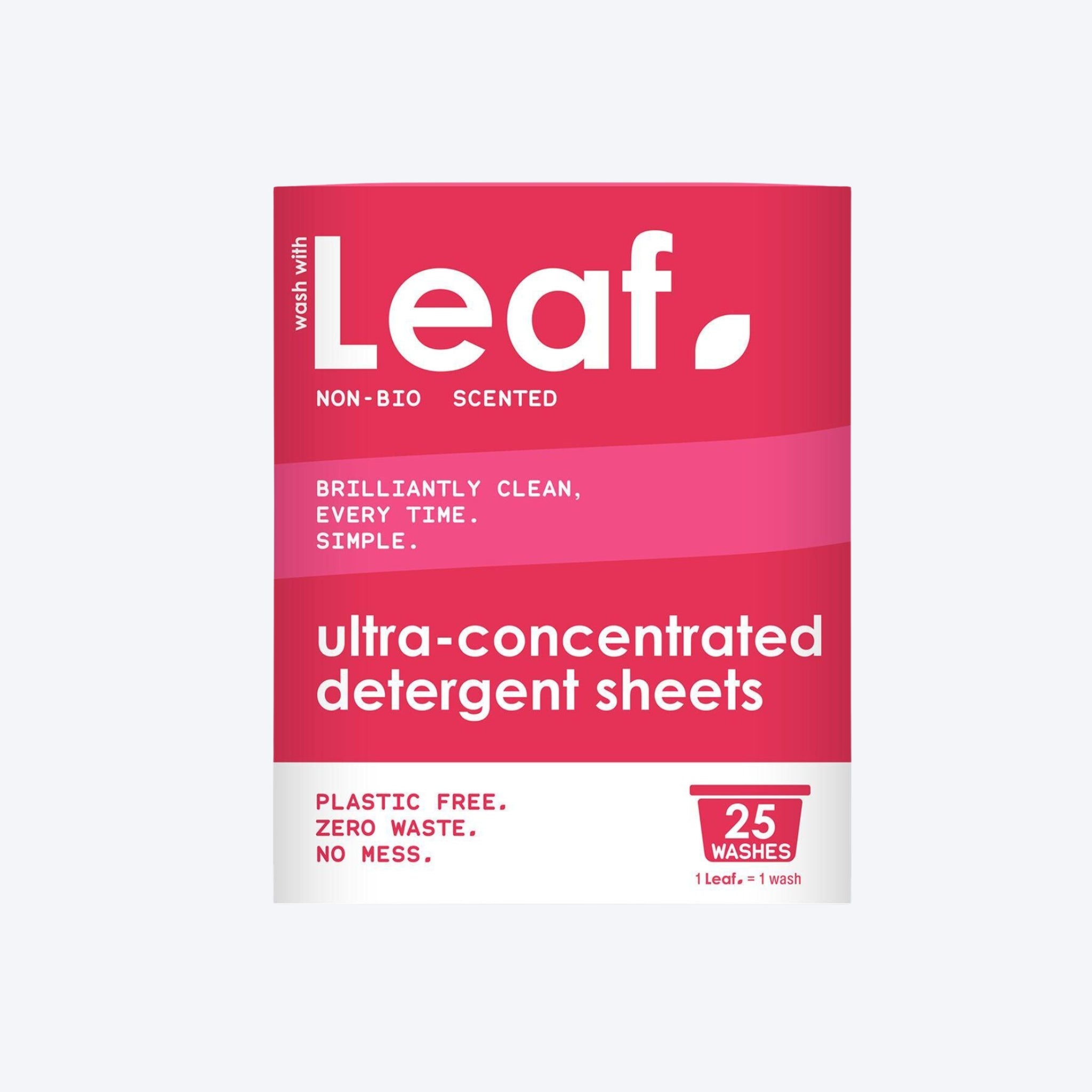 Leaf Laundry Sheets x25 Washes - Non Bio