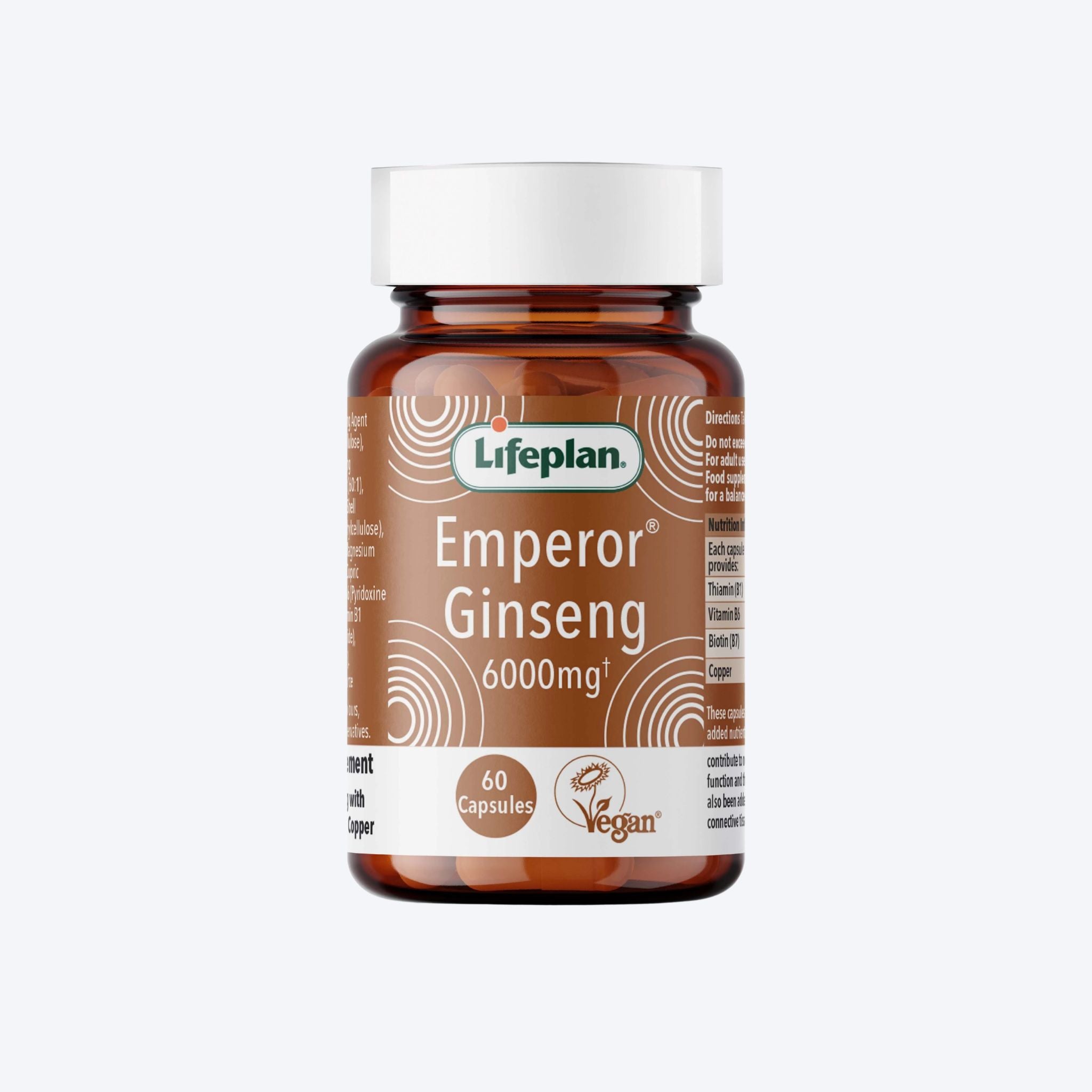 LifePlan Emperor Ginseng 6000mg x60 Capsules