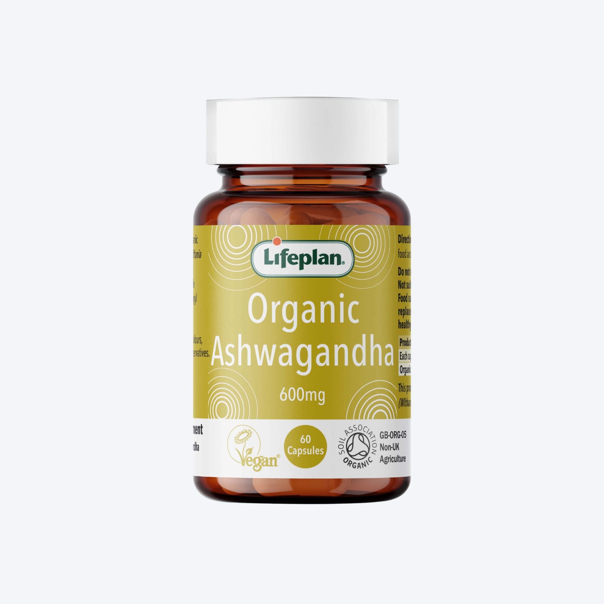 LifePlan Organic Ashwagandha 6000mg x60mg