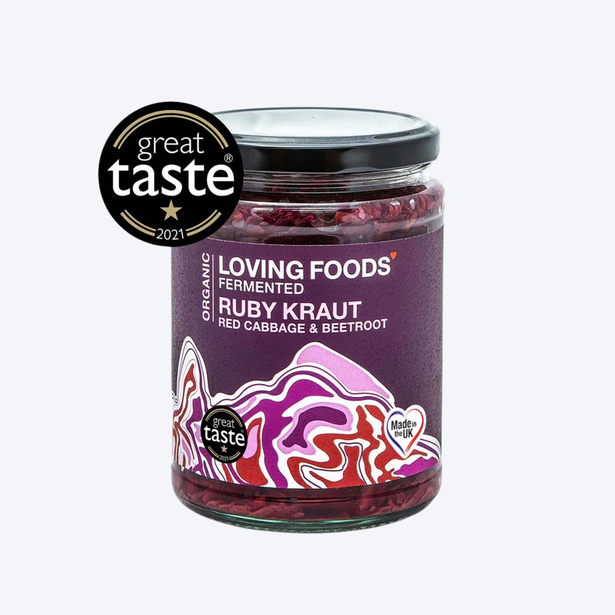Loving Foods Organic Fermented Ruby Kraut