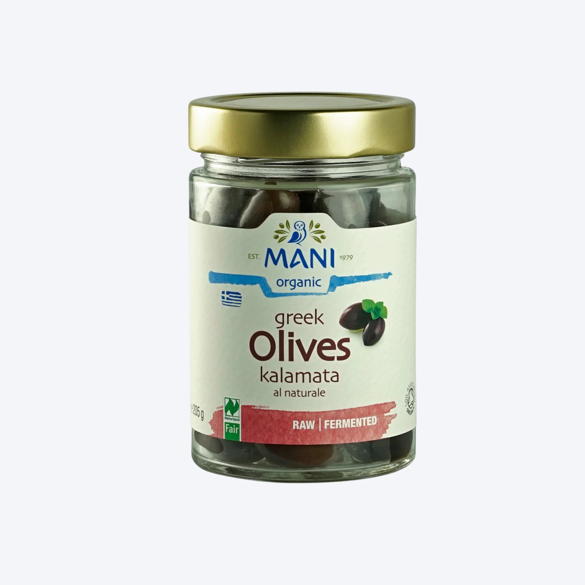 Mani Organic Greek Kalamata Olives 205g