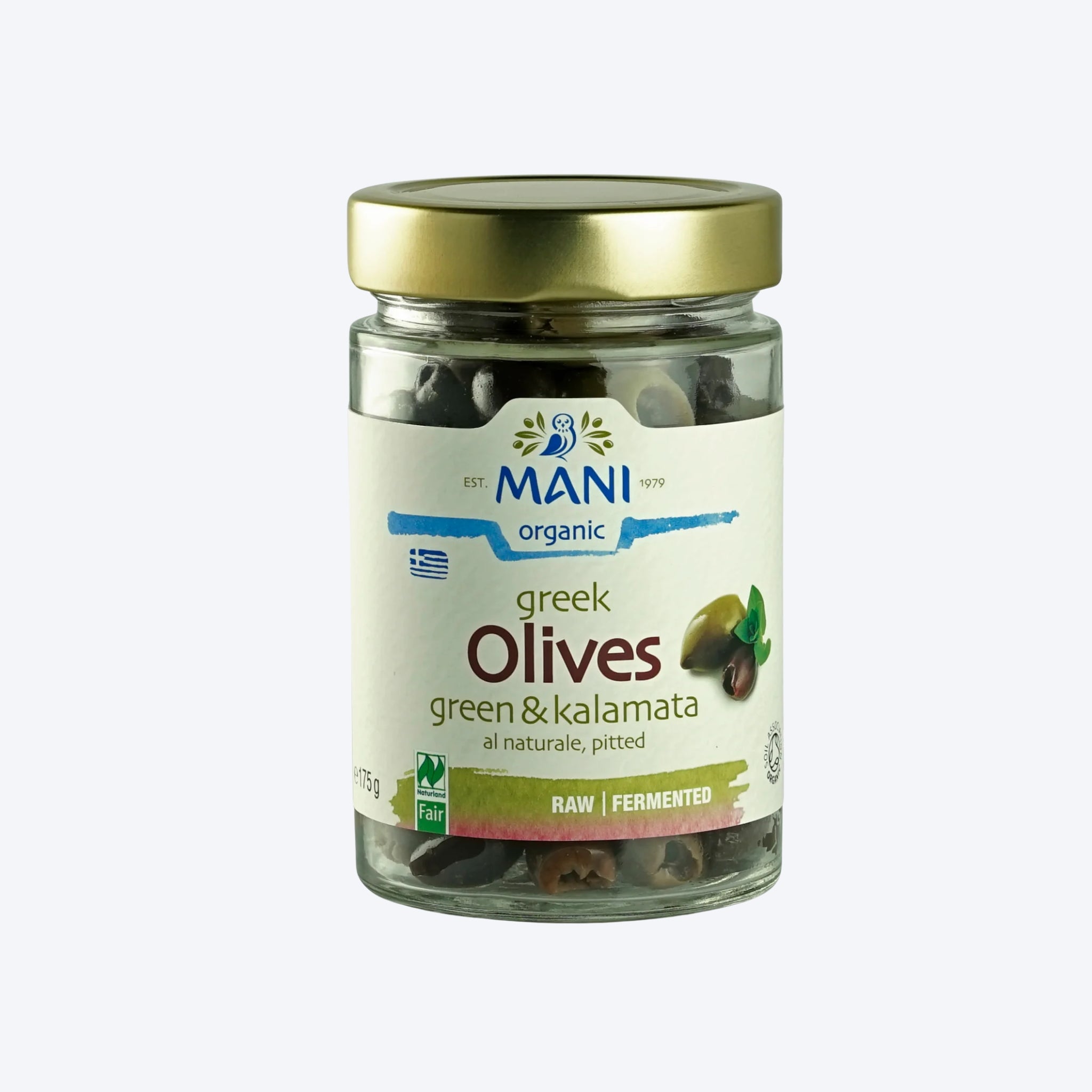 Mani Organic Greek Kalamata & Greel Olives 175g