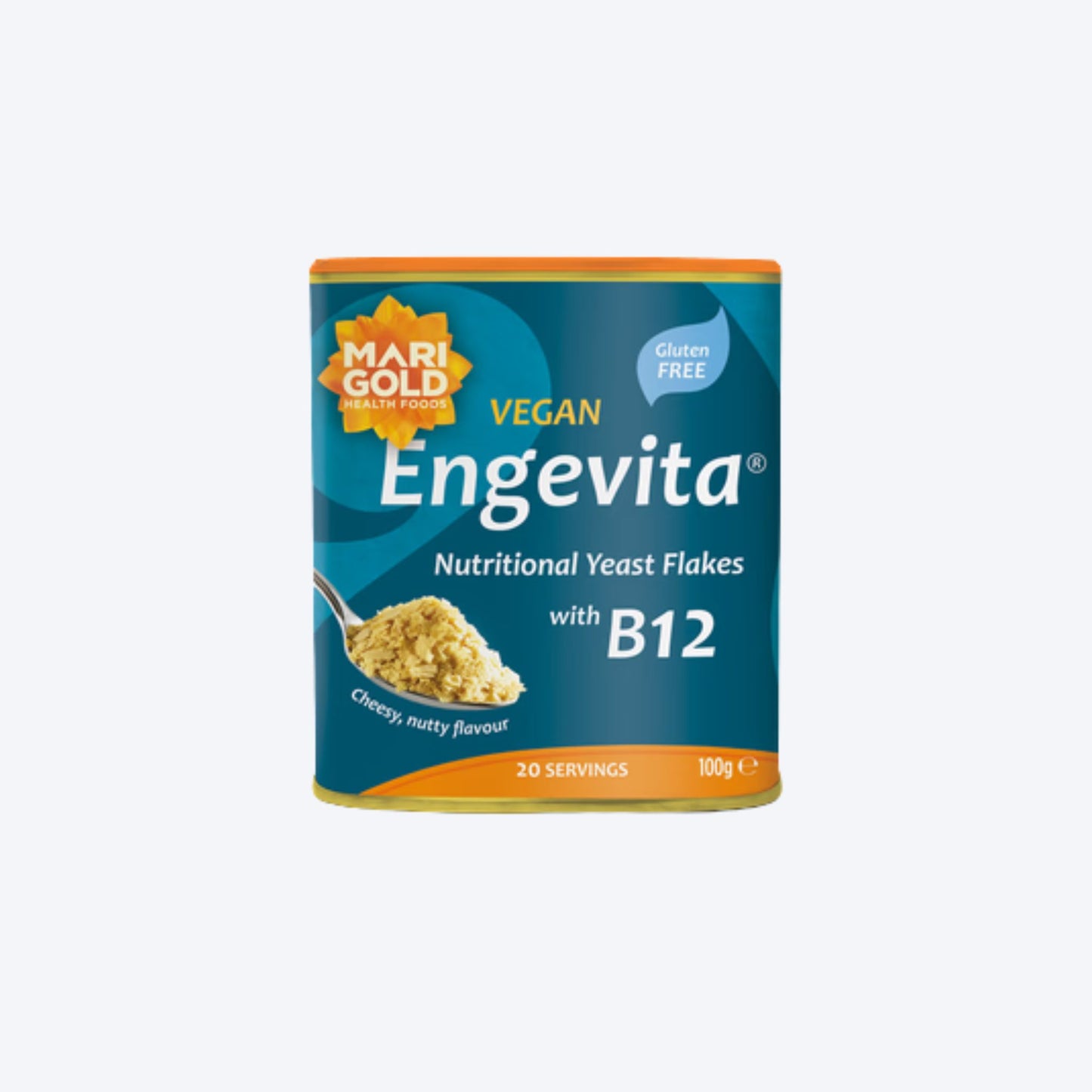 Marigold Vegan Engevita Yeast Flakes Gluten Free 100g -B12