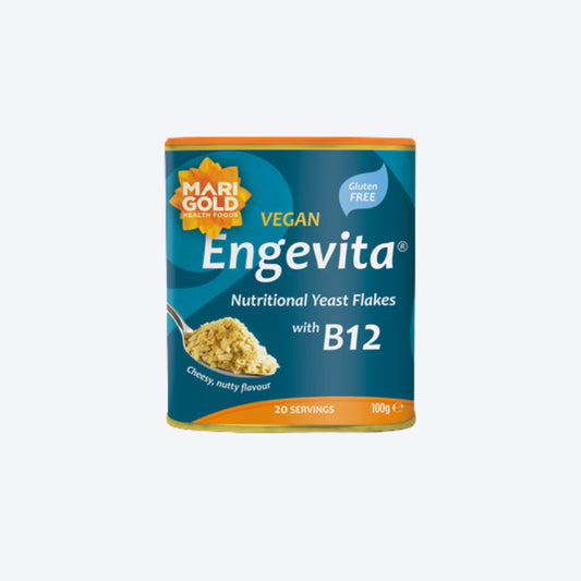 Marigold Vegan Engevita Yeast Flakes Gluten Free 100g -B12