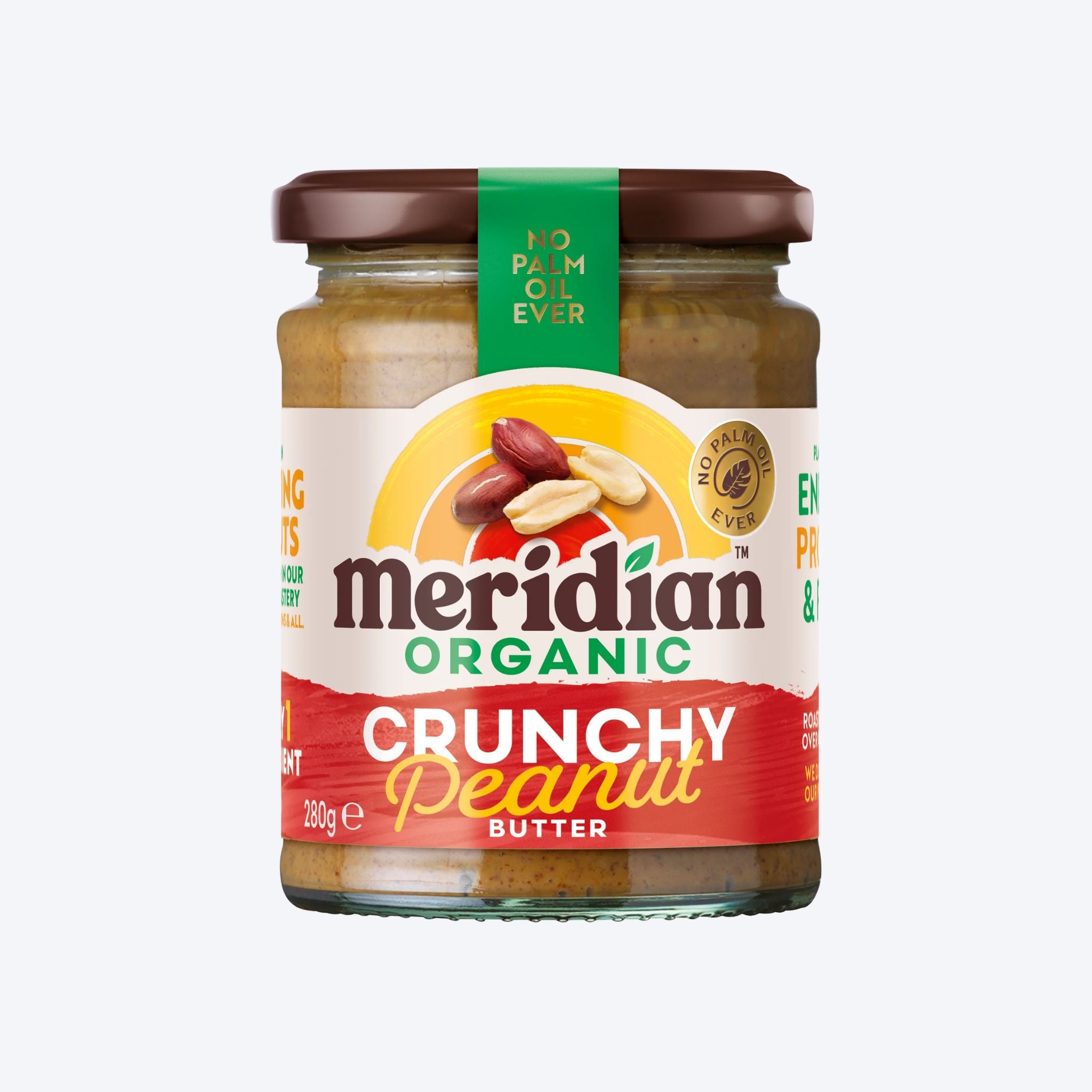 Meridian Organic Crunchy Peanut Butter 280g