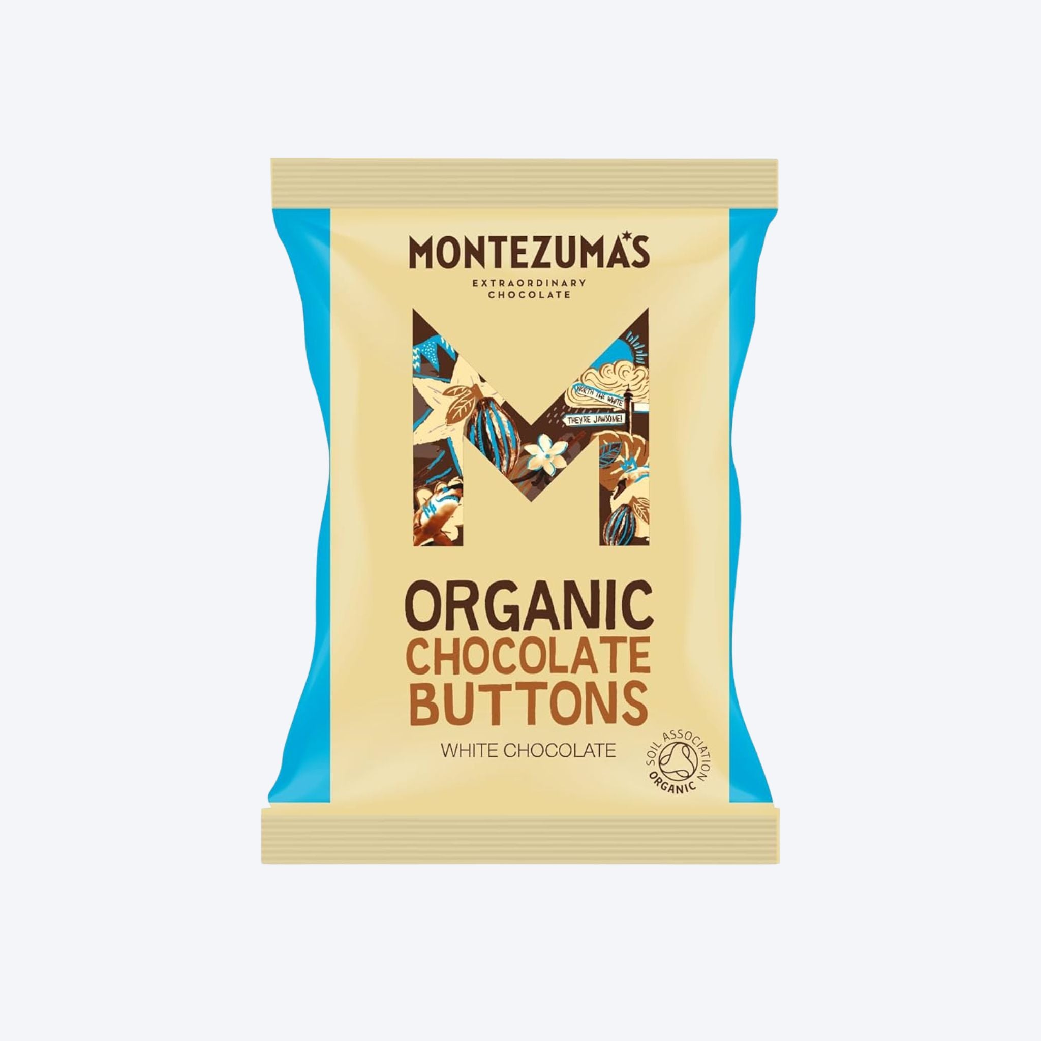 Montezuma's Giant Buttons White Chocolate 120g