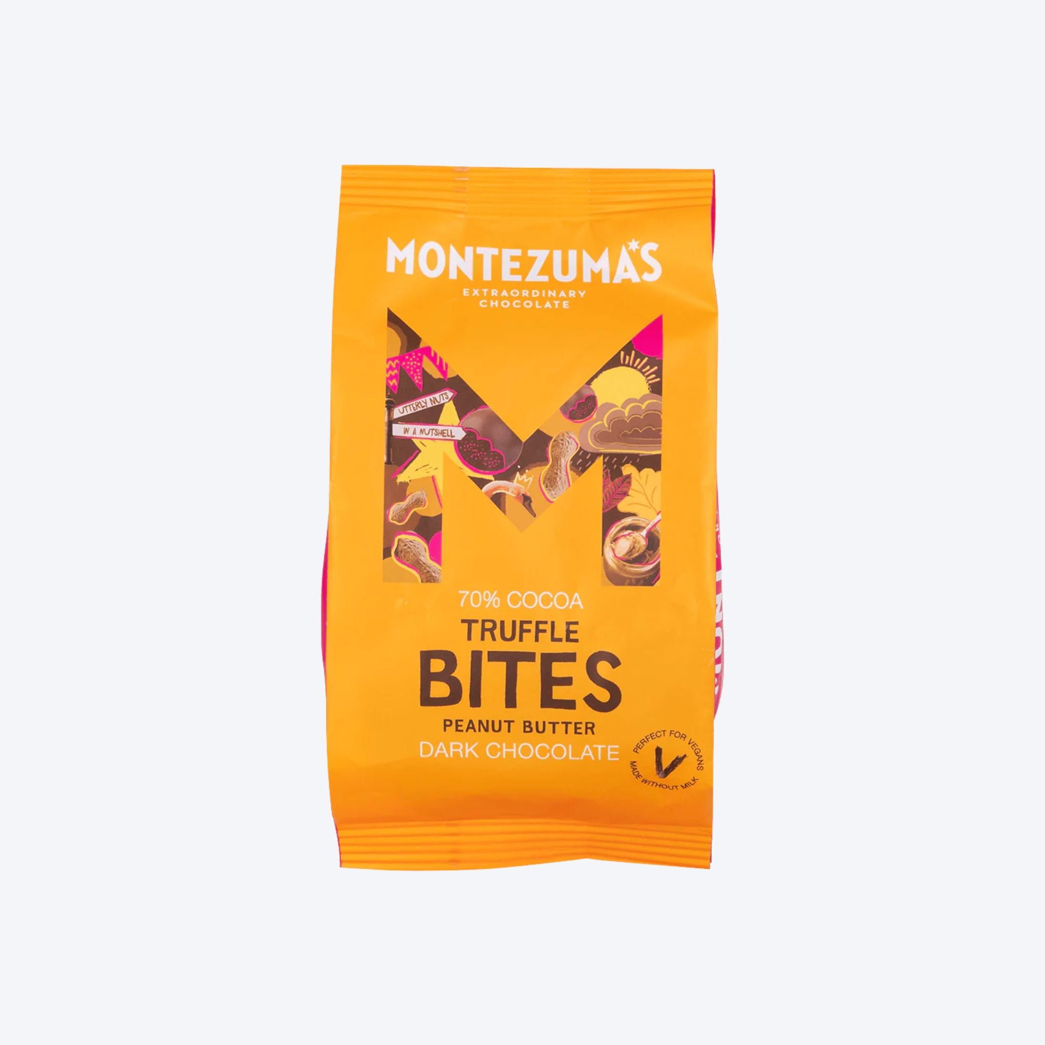 Montezuma's Peanut Butter Truffle Bites Dark Chocolate