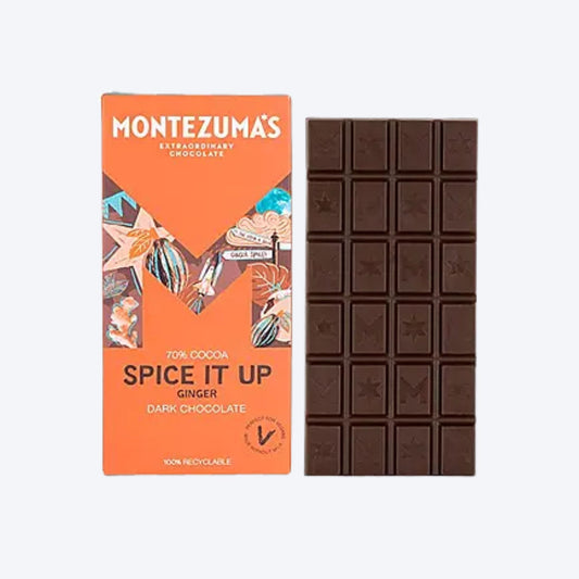 Montezuma's Spice It Up -Ginger & Dark Chocolate 70%
