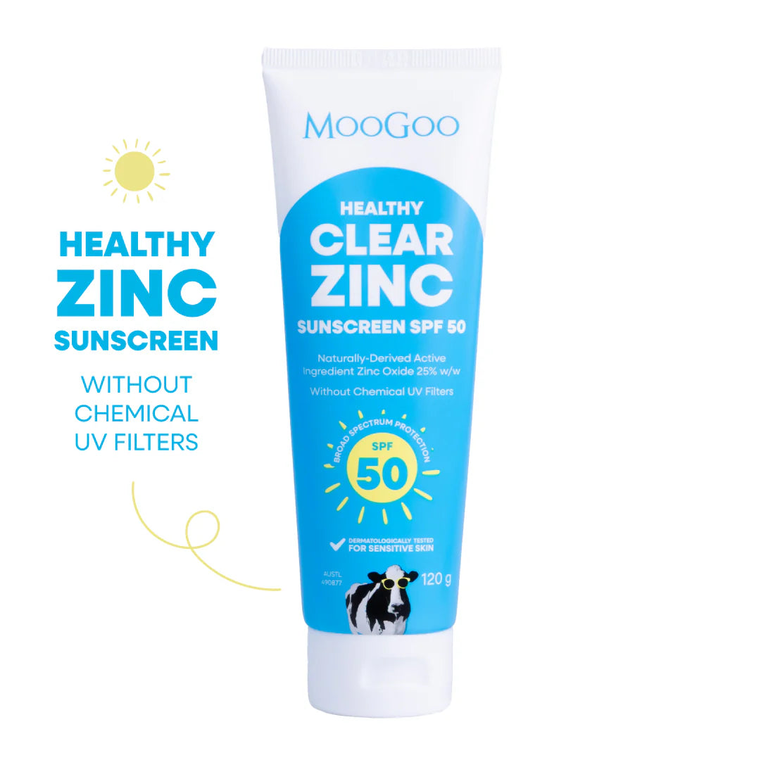 MooGoo Clear Zinc SPF50 Sun Cream 120g
