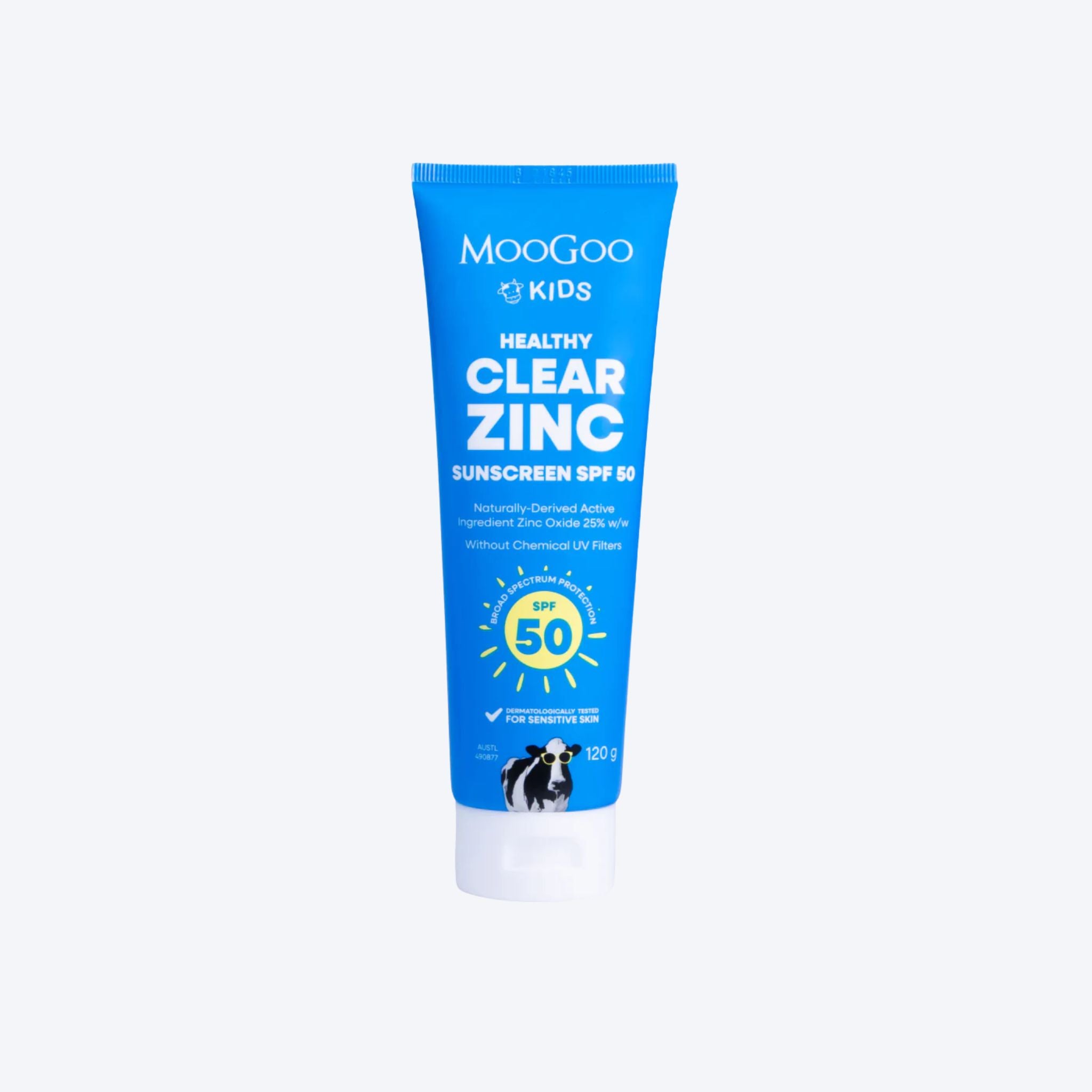 MooGoo Kids Clear Zinc SPF50 Sun Cream 120g