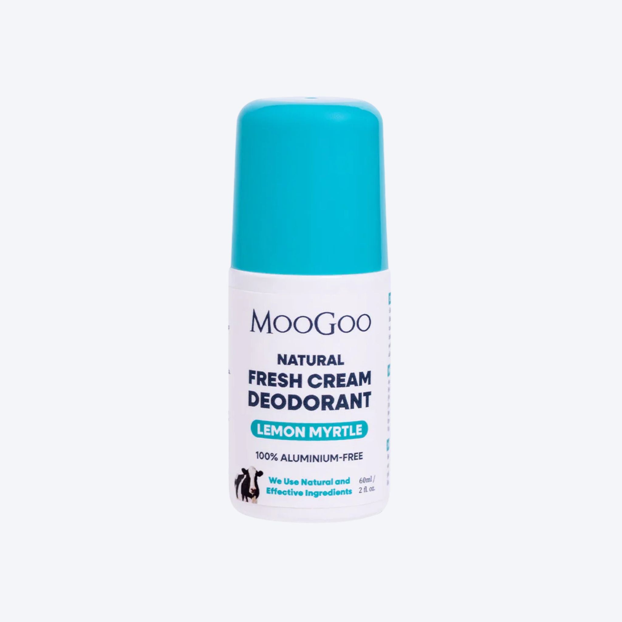 MooGoo Natural Fresh Cream Deodorant Lemon Myrtle 100% Aluminium Free