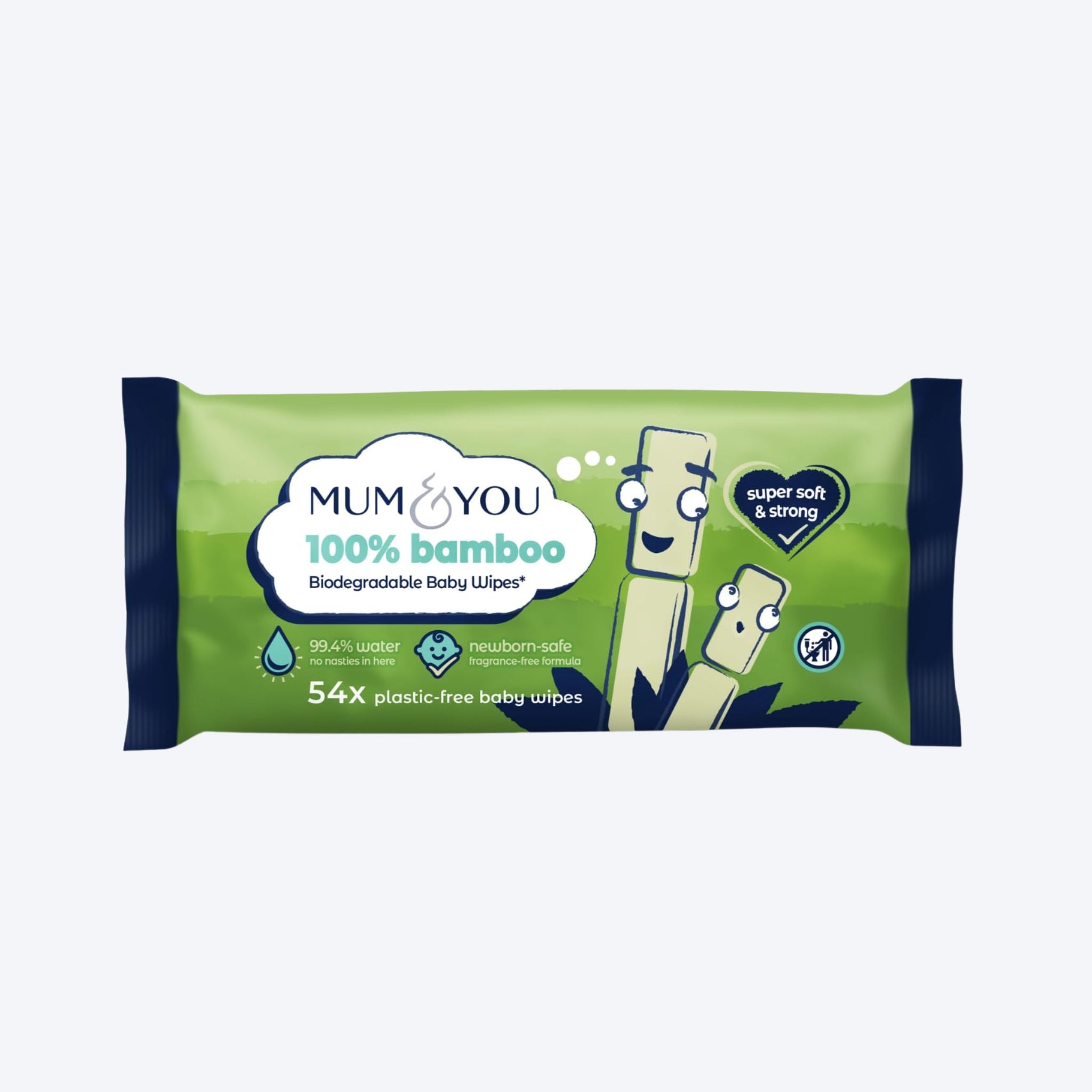 Mum & You 100% Bamboo Wipes x54